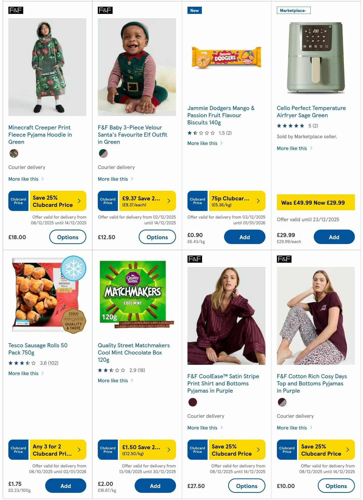 TESCO Offers from 9 December