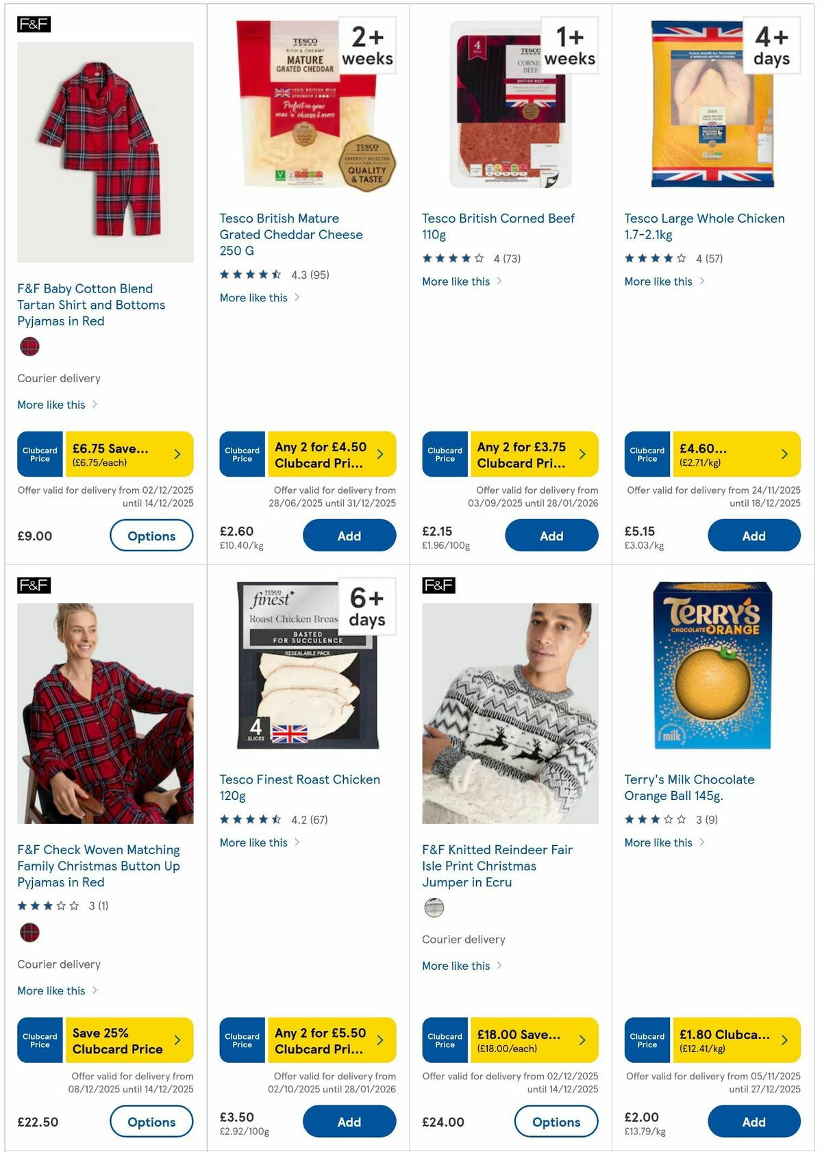 TESCO Offers from 9 December