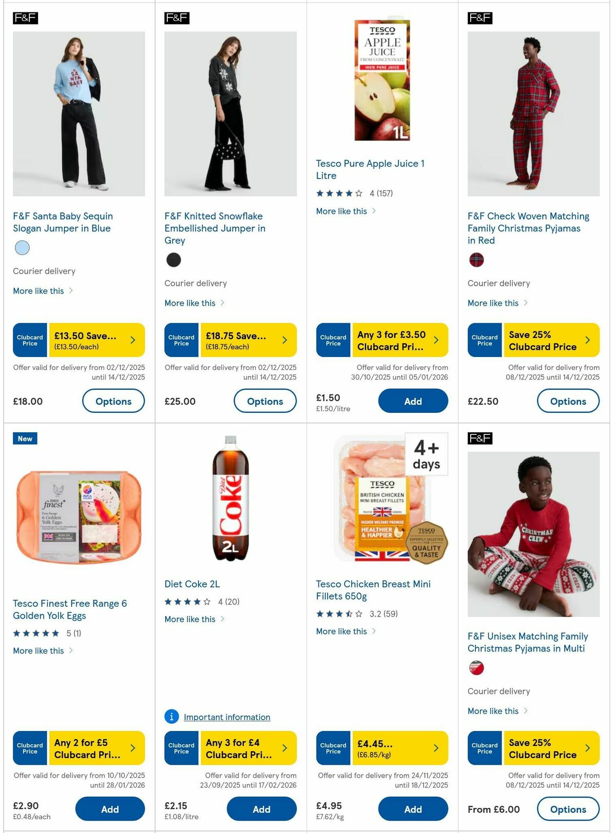 TESCO Offers from 9 December