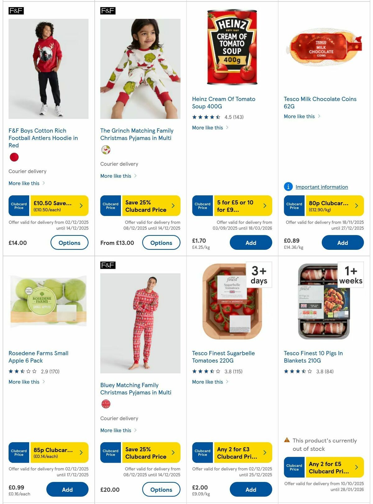 TESCO Offers from 9 December