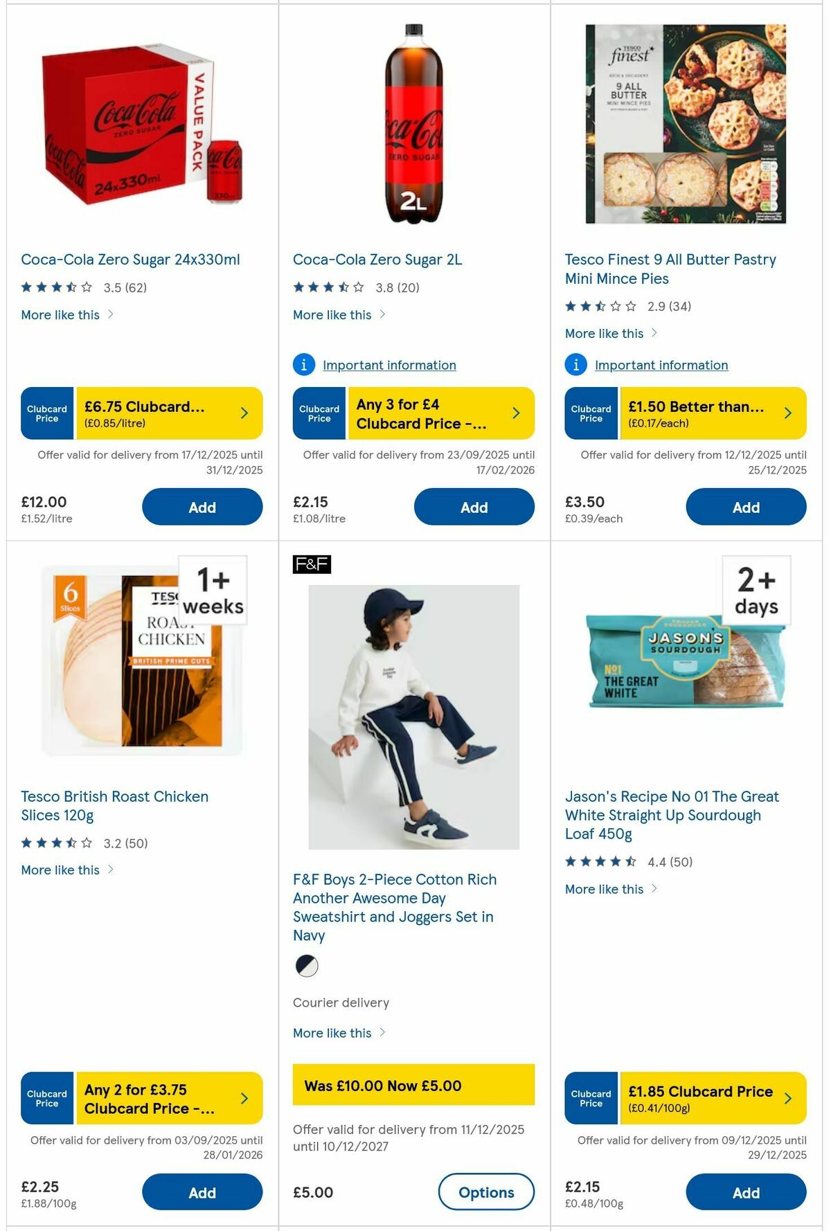 TESCO Offers from 17 December