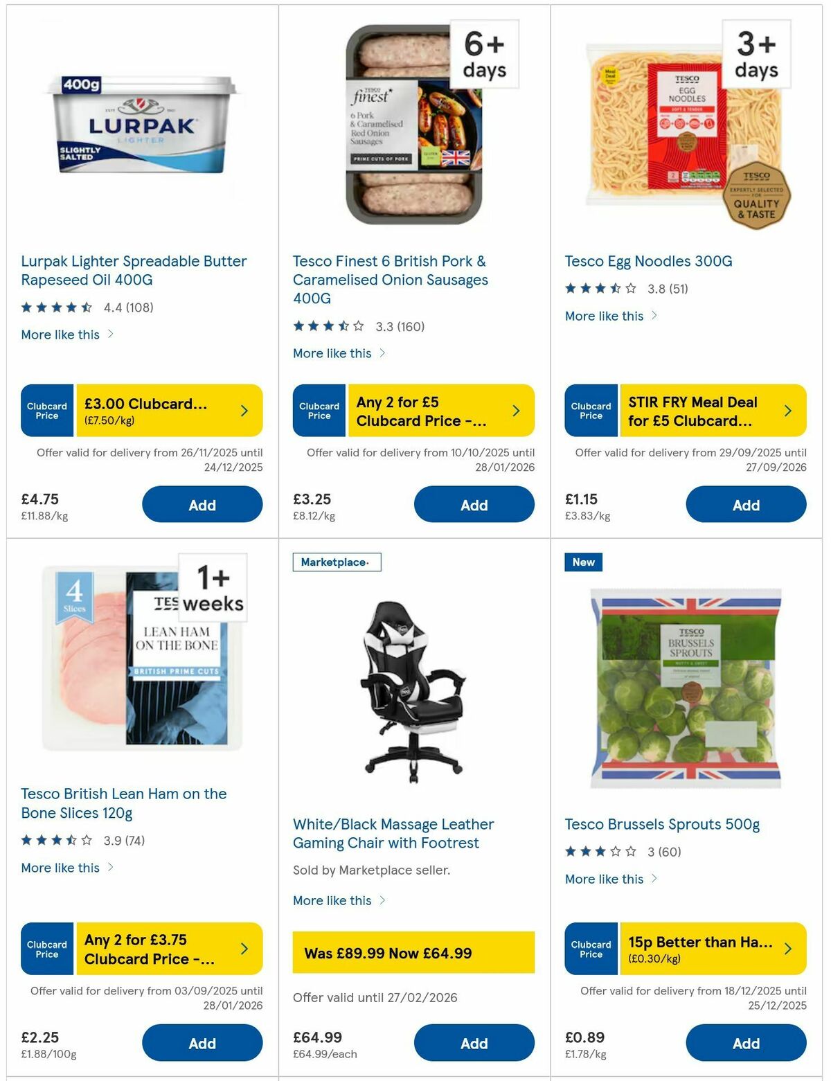 TESCO Offers from 17 December