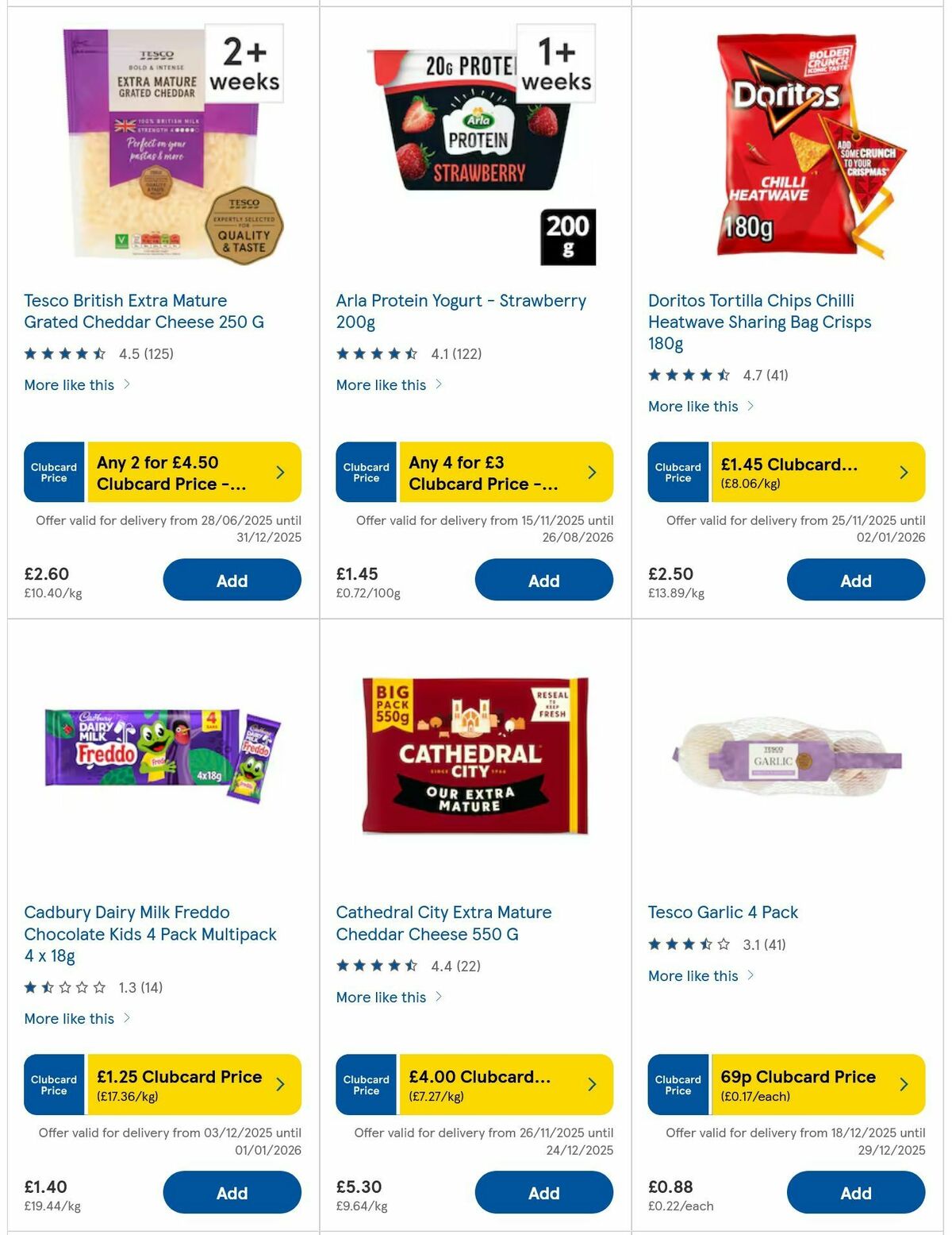 TESCO Offers from 17 December