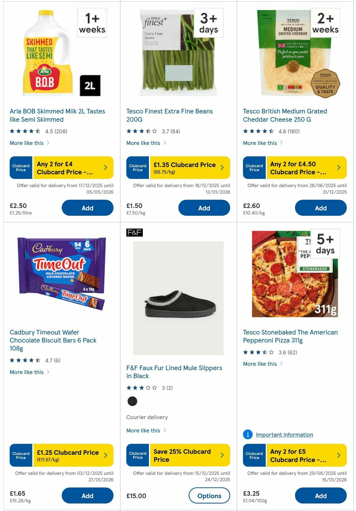 TESCO Offers from 17 December