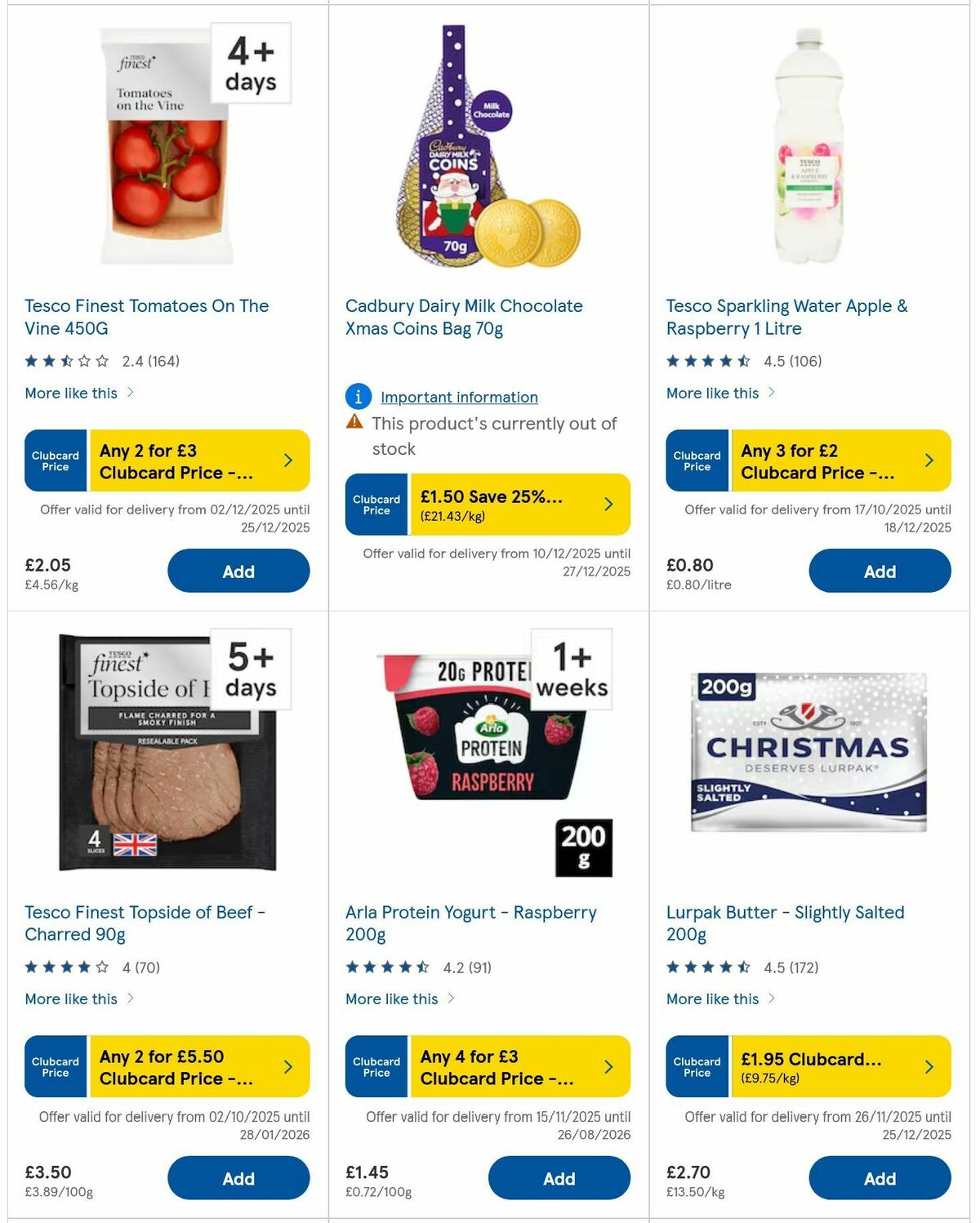TESCO Offers from 17 December