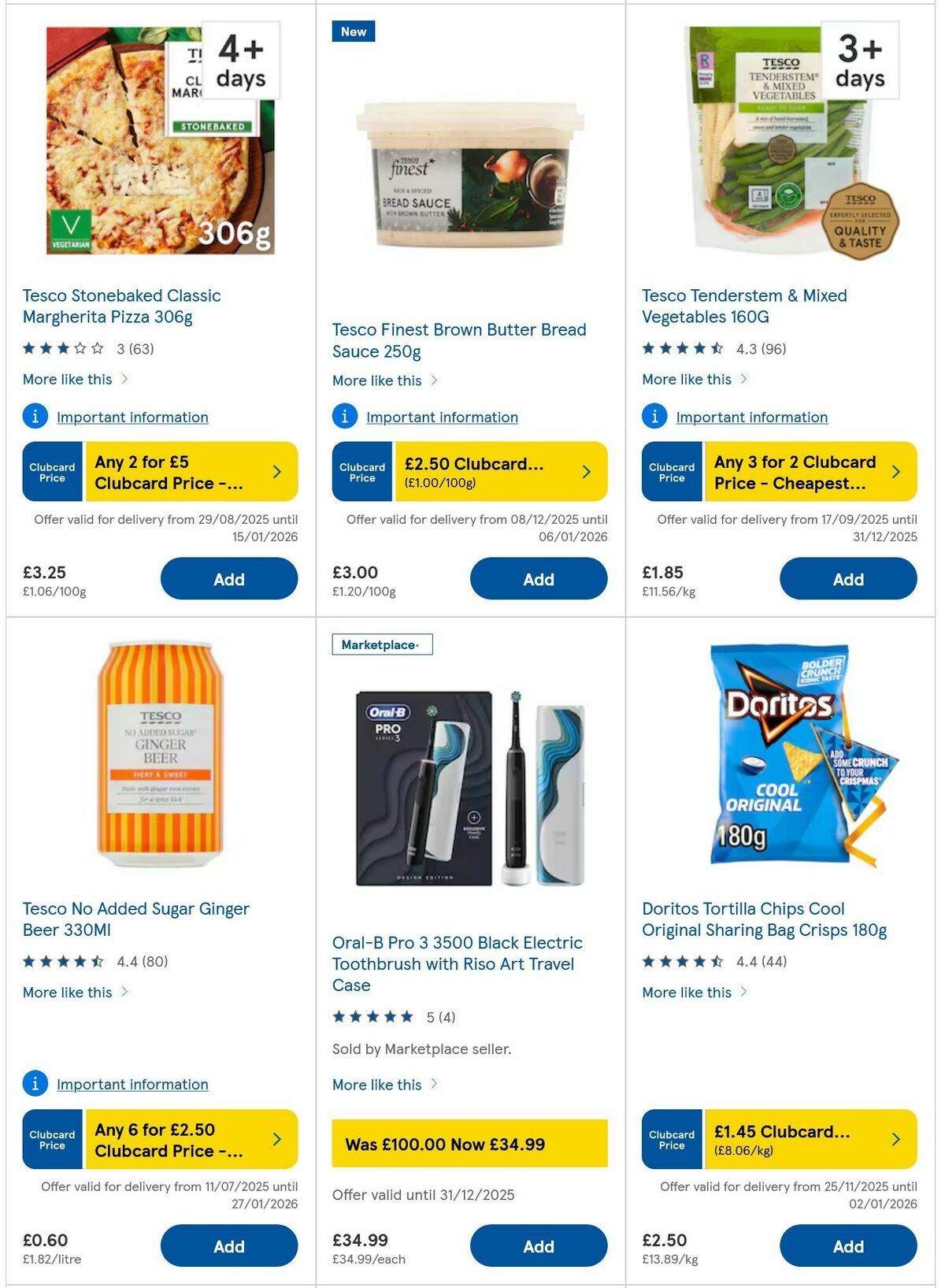 TESCO Offers from 17 December
