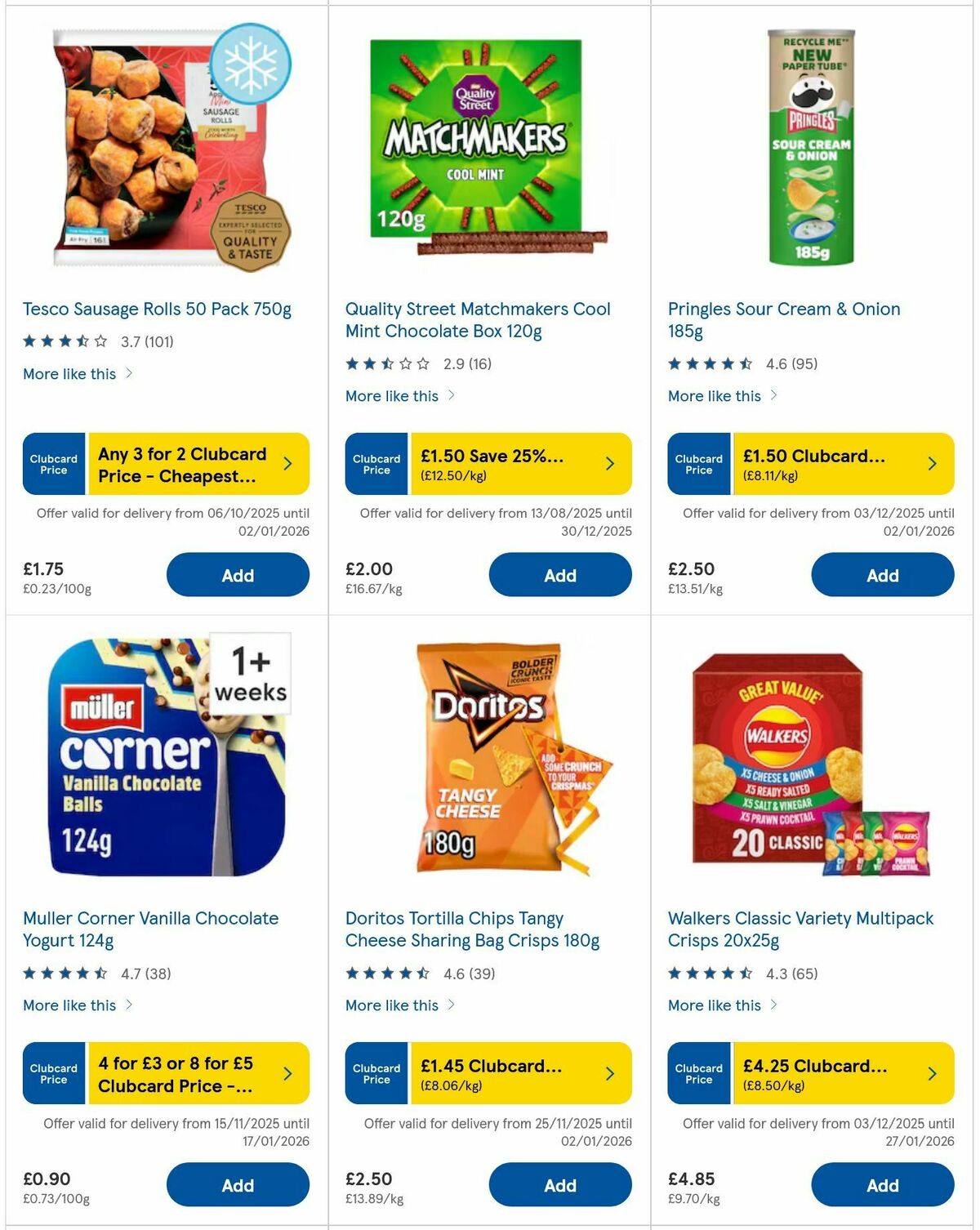 TESCO Offers from 17 December