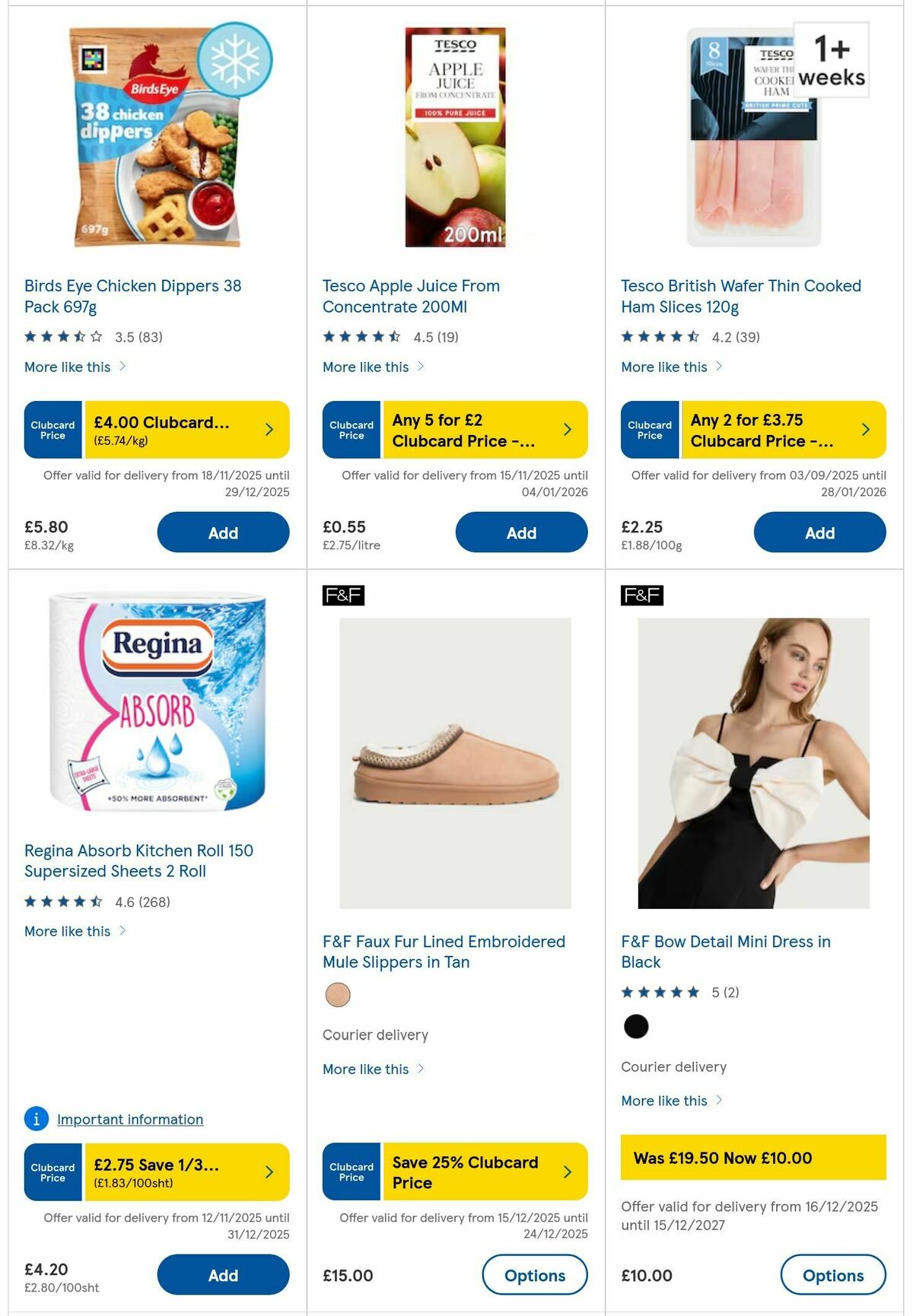 TESCO Offers from 17 December