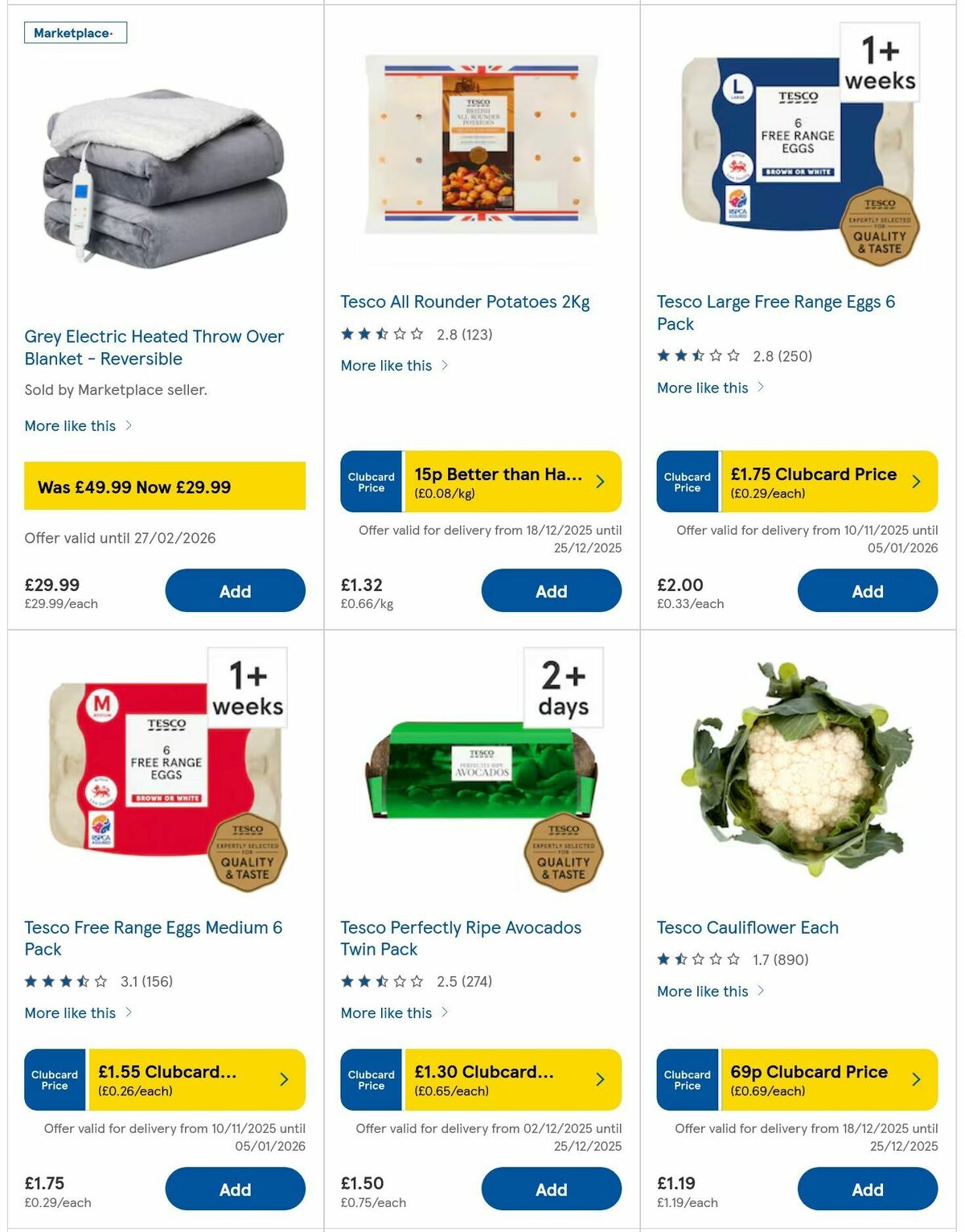 TESCO Offers from 17 December