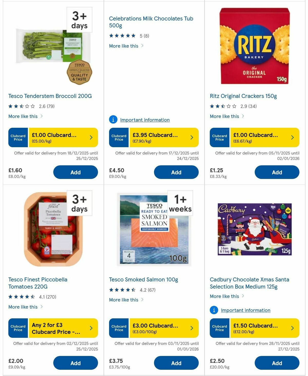 TESCO Offers from 17 December