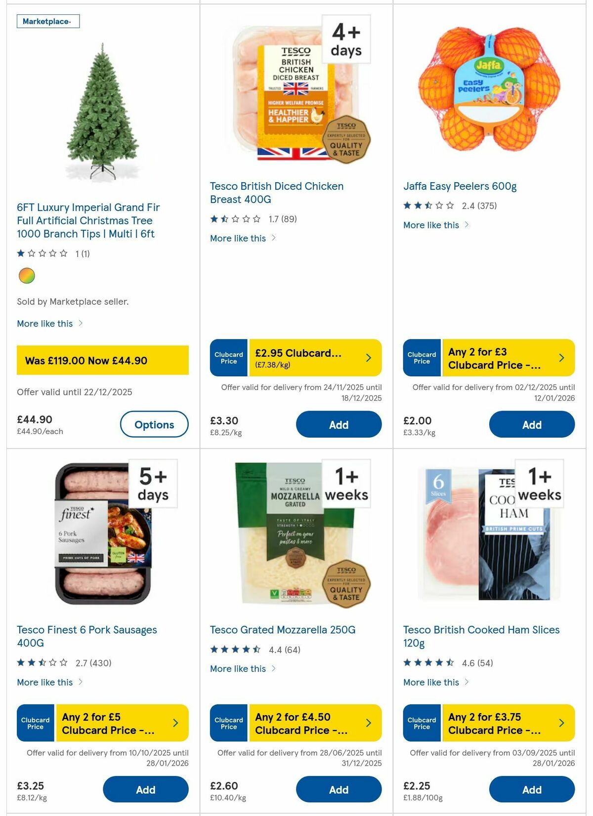 TESCO Offers from 17 December