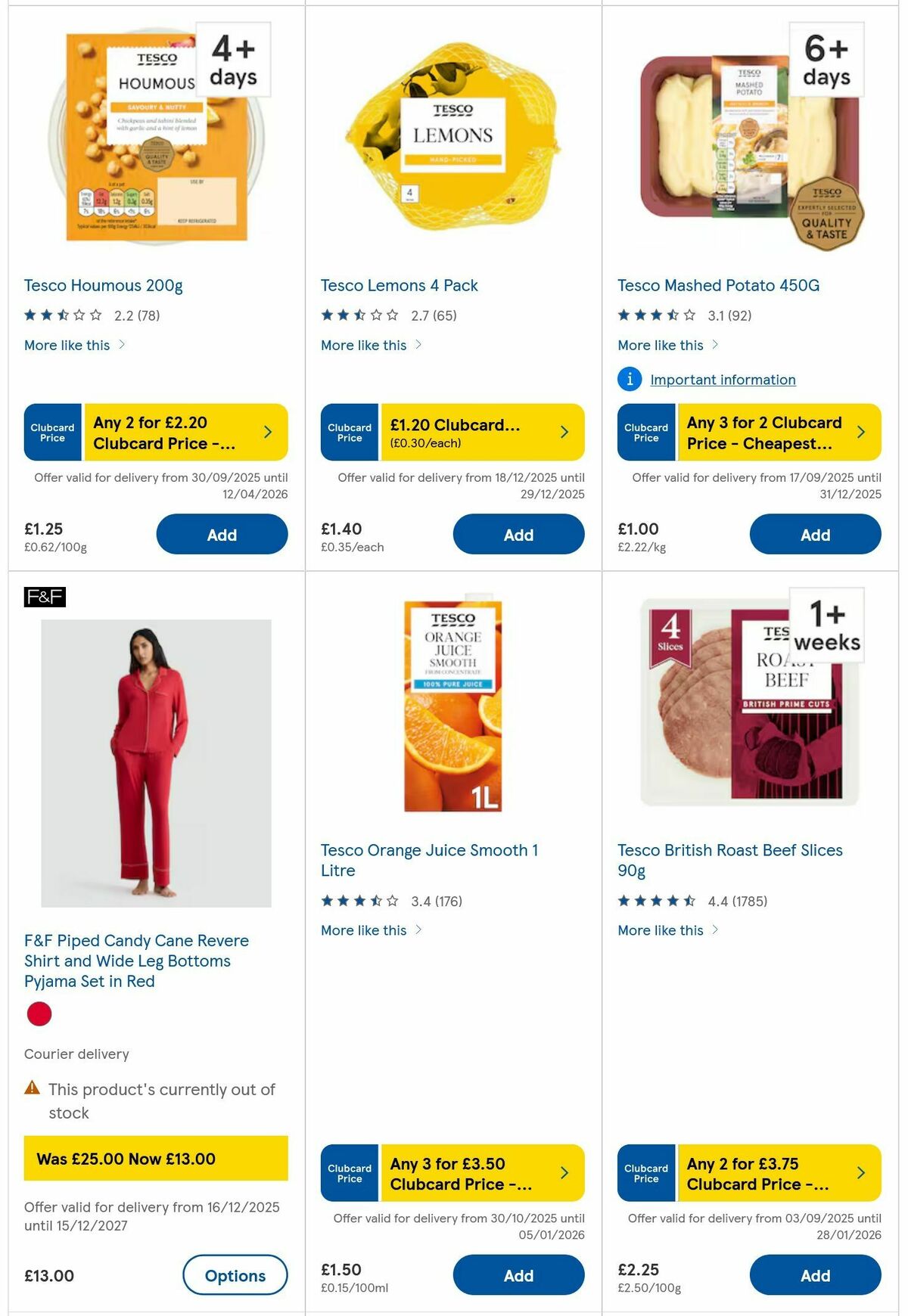 TESCO Offers from 17 December