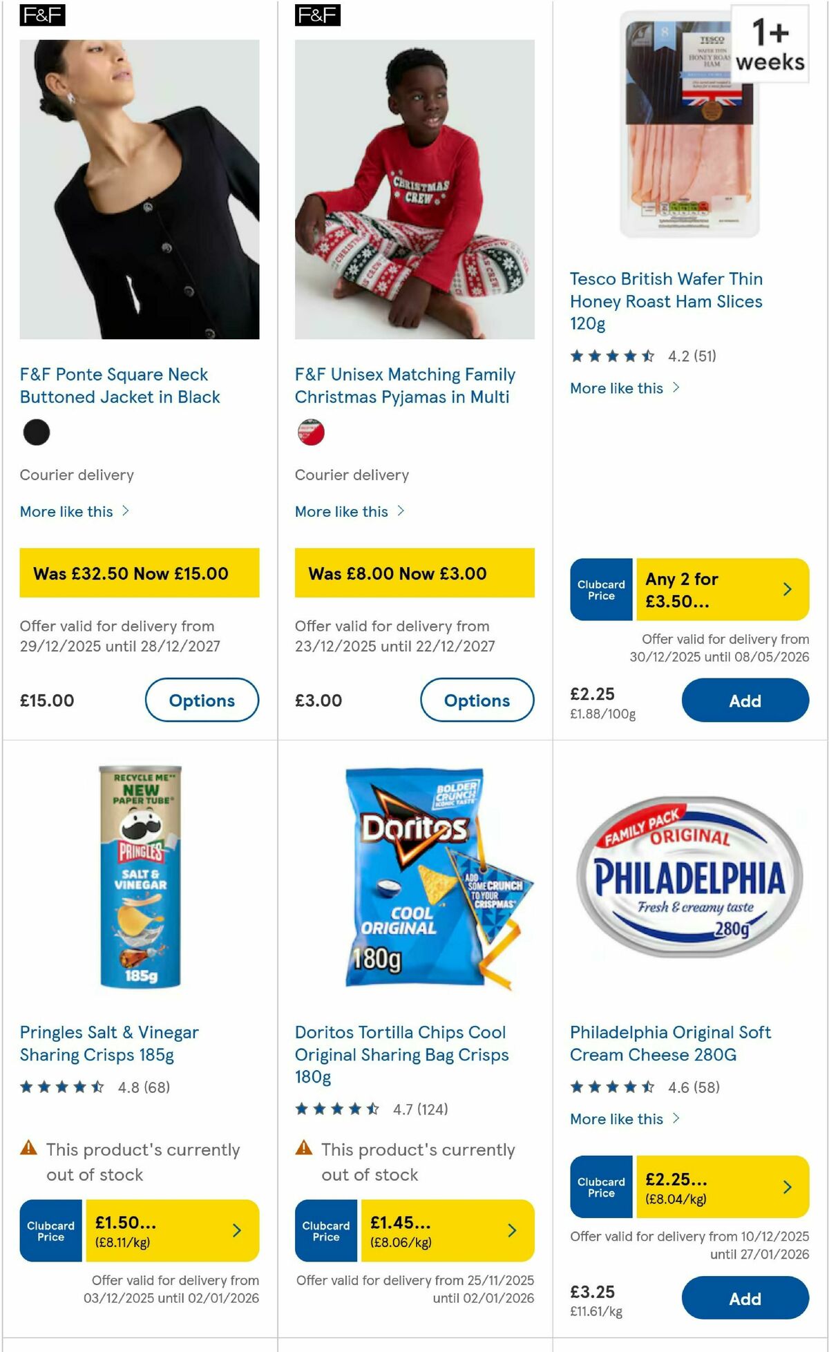 TESCO Offers from 31 December