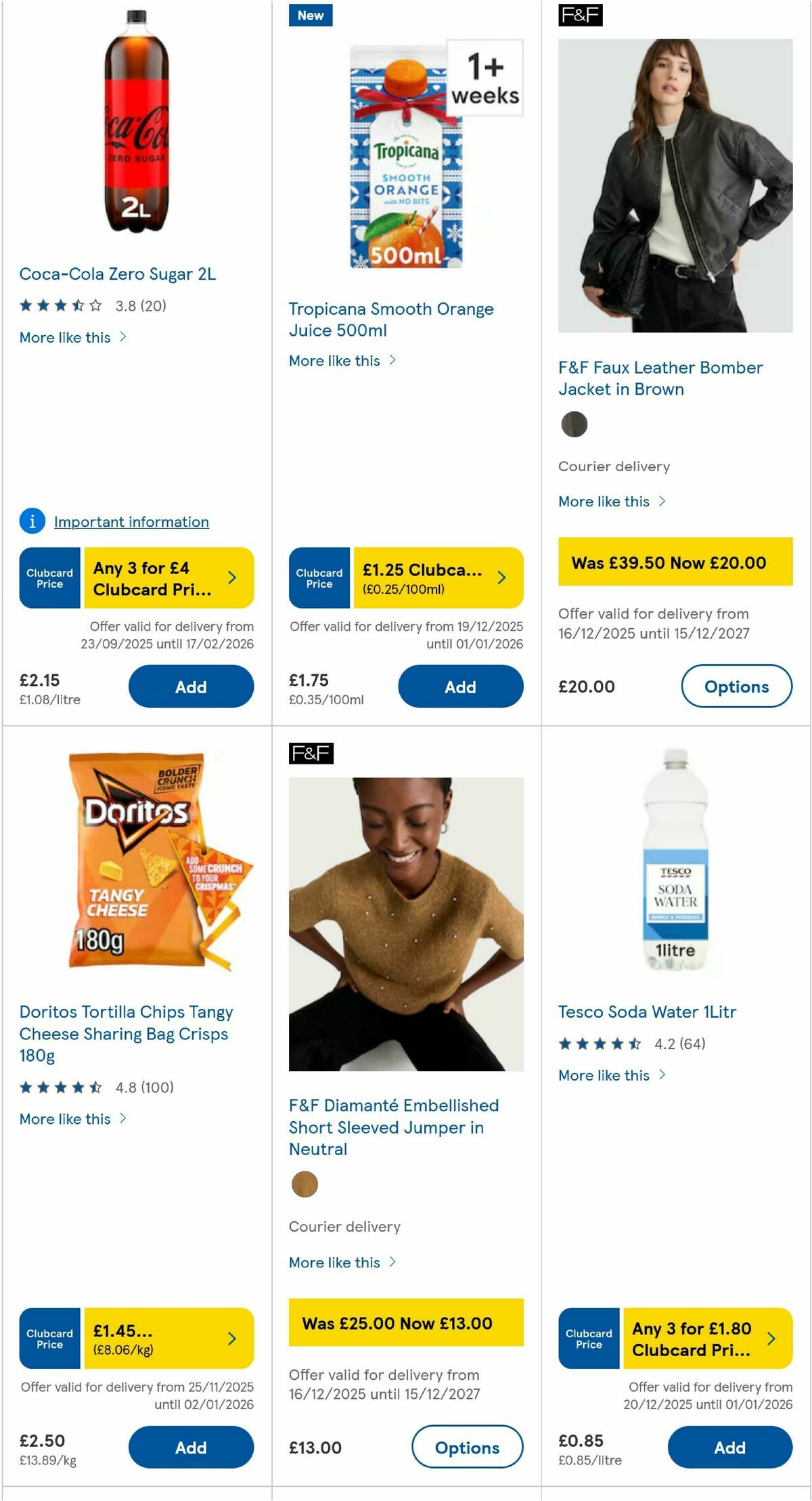 TESCO Offers from 31 December