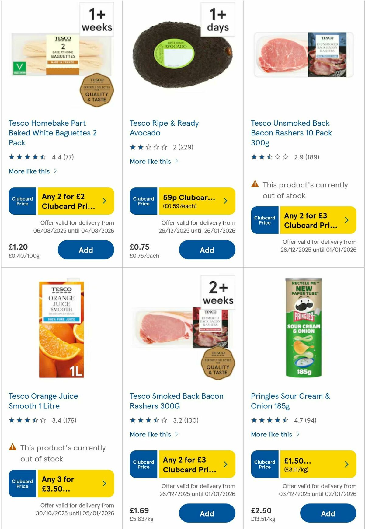 TESCO Offers from 31 December