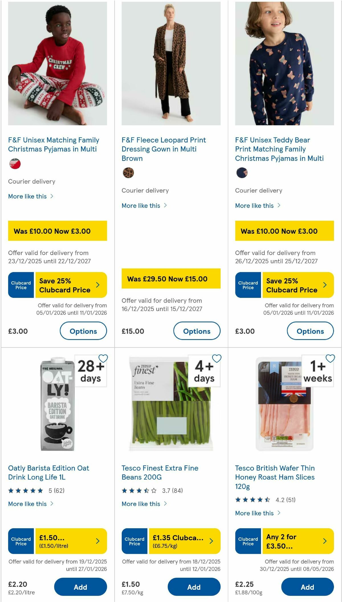 TESCO Offers from 8 January