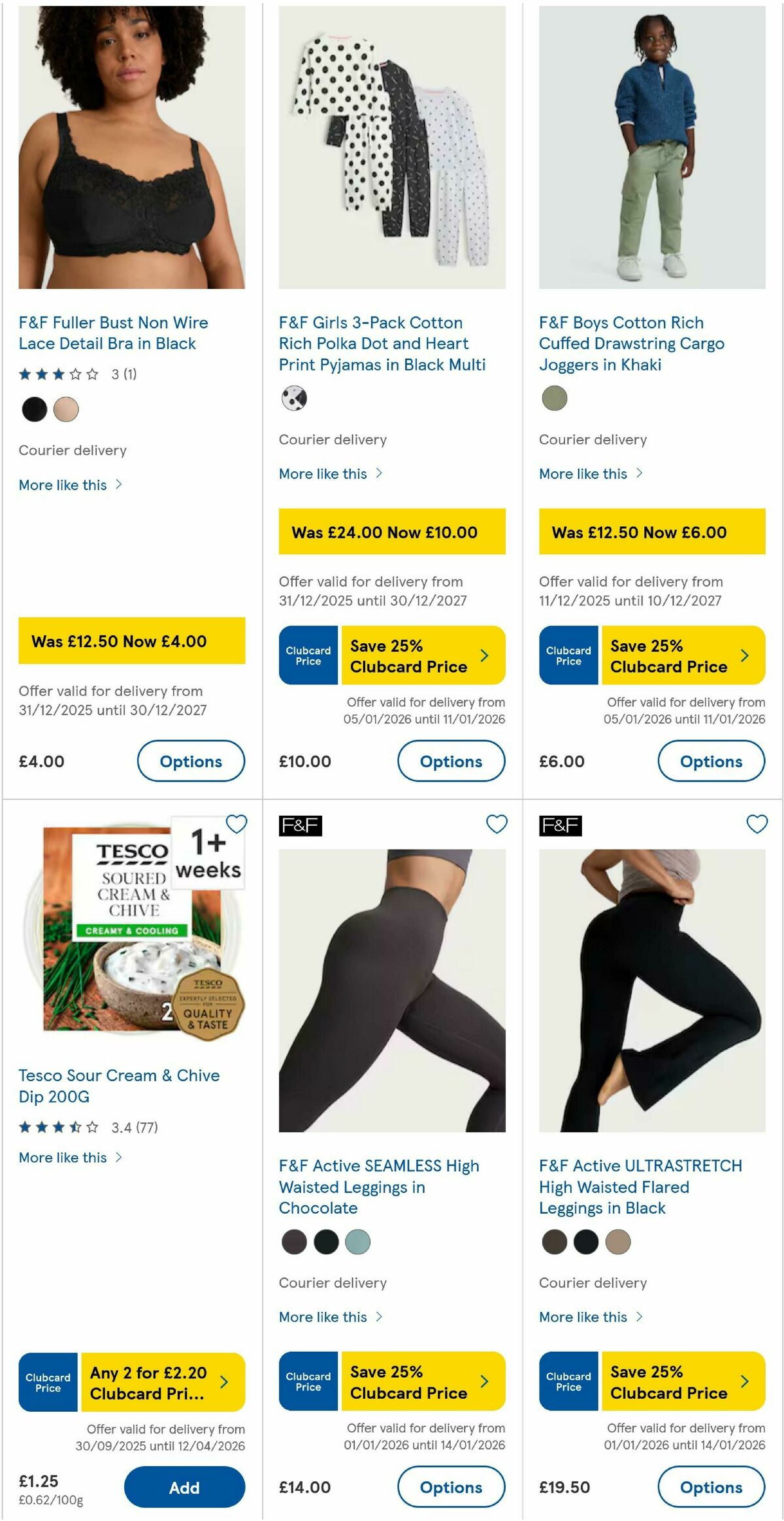 TESCO Offers from 8 January