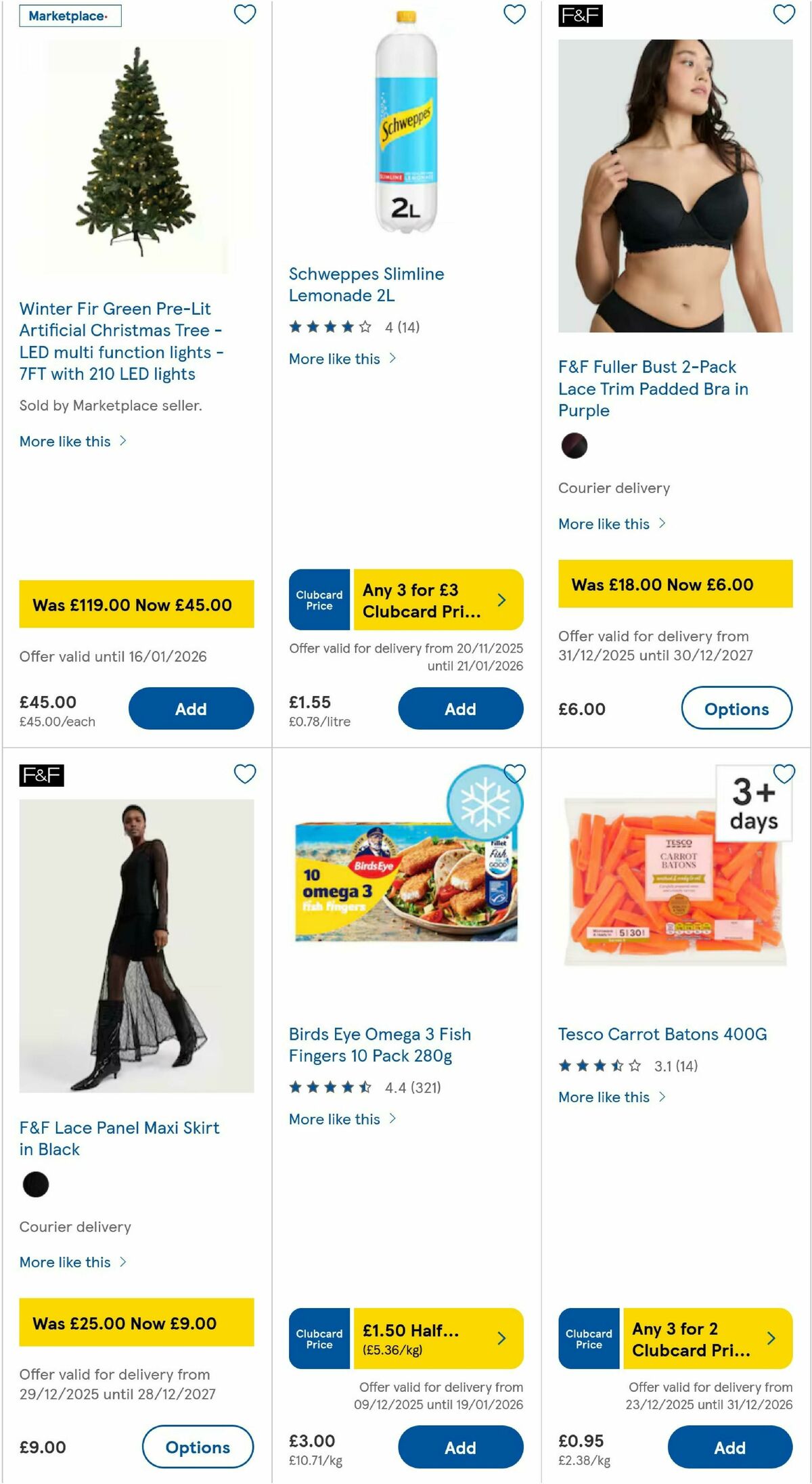 TESCO Offers from 8 January