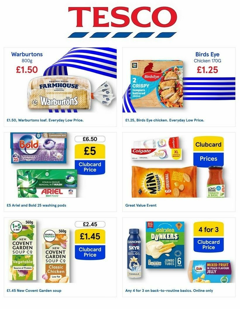 TESCO Offers from 15 January