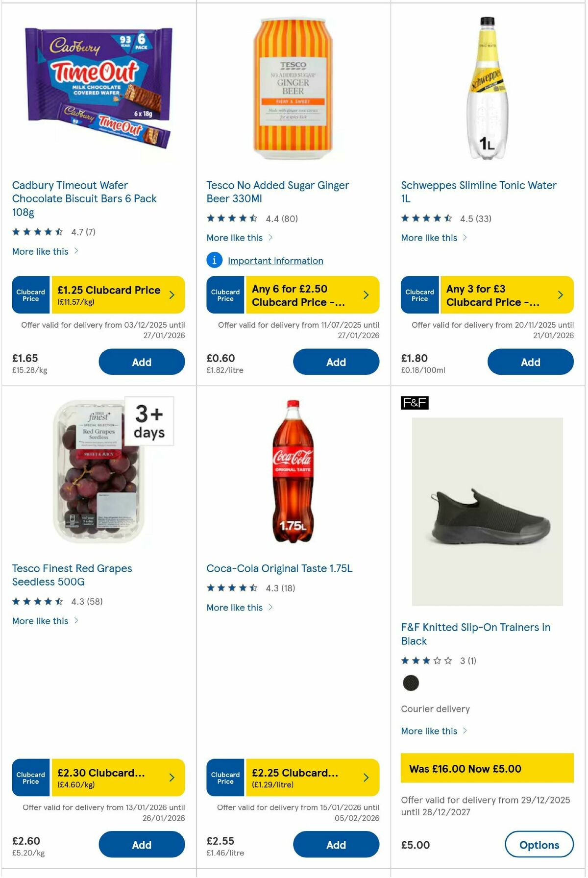 TESCO Offers from 15 January