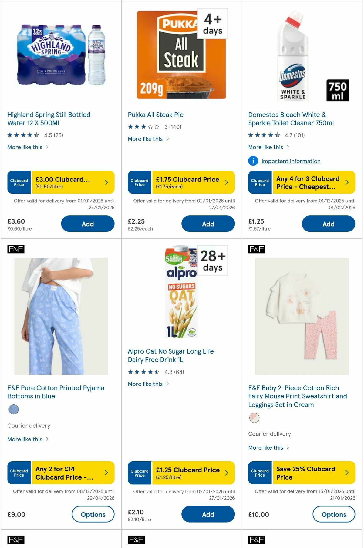 TESCO Offers from 15 January