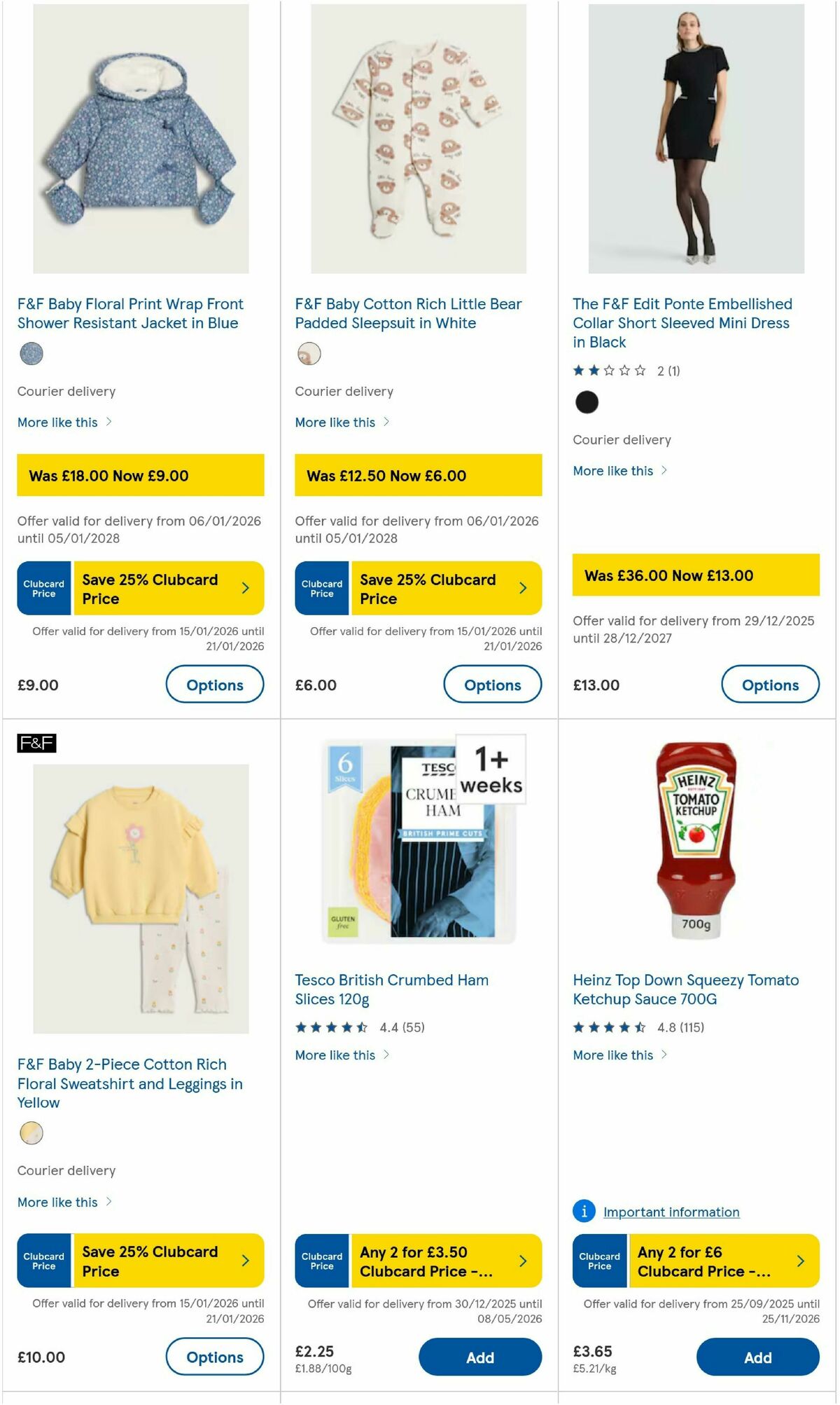 TESCO Offers from 15 January