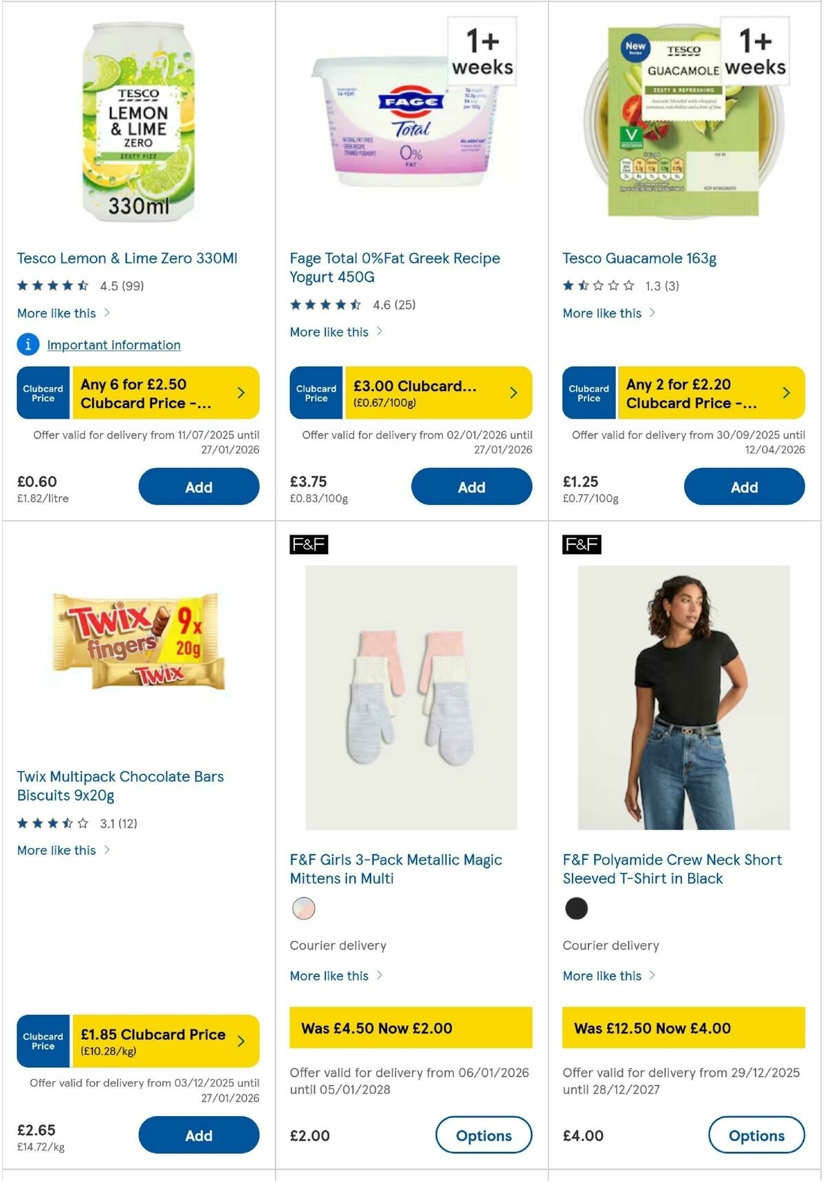 TESCO Offers from 15 January