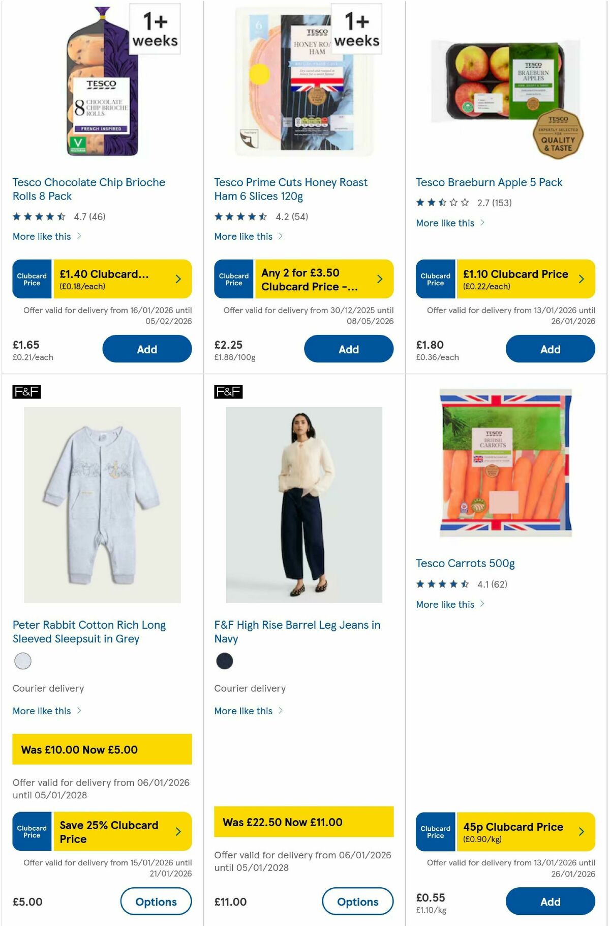 TESCO Offers from 15 January