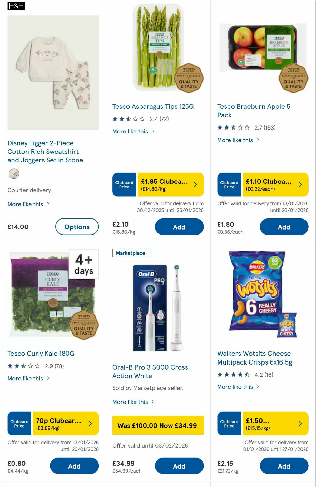 TESCO Offers from 22 January
