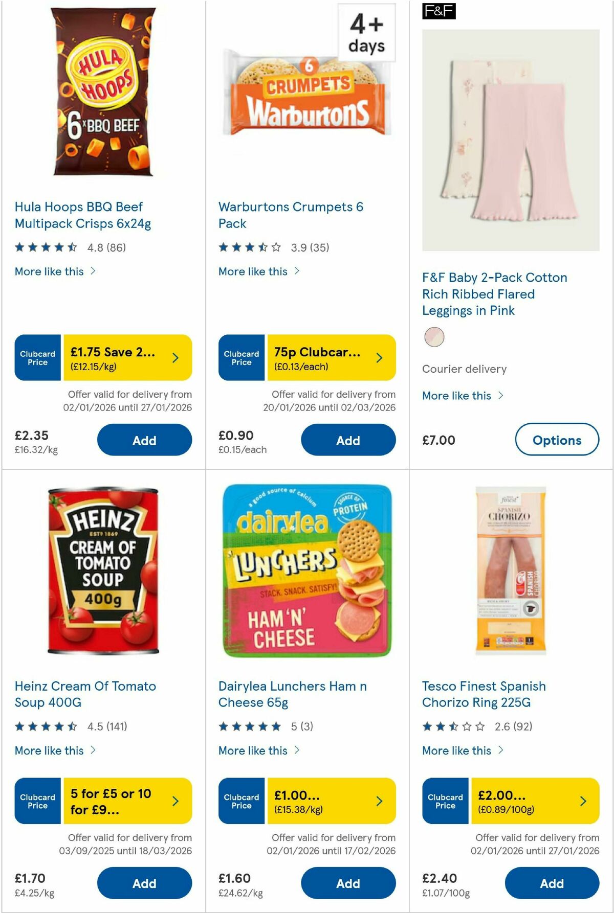 TESCO Offers from 22 January