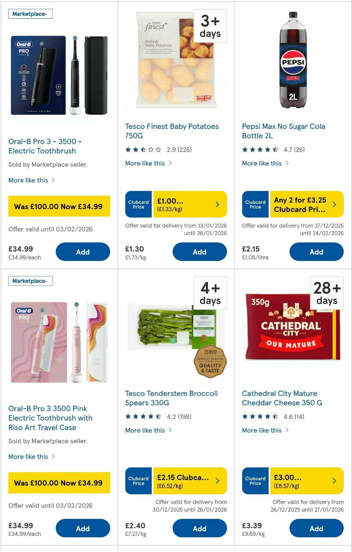TESCO Offers from 22 January