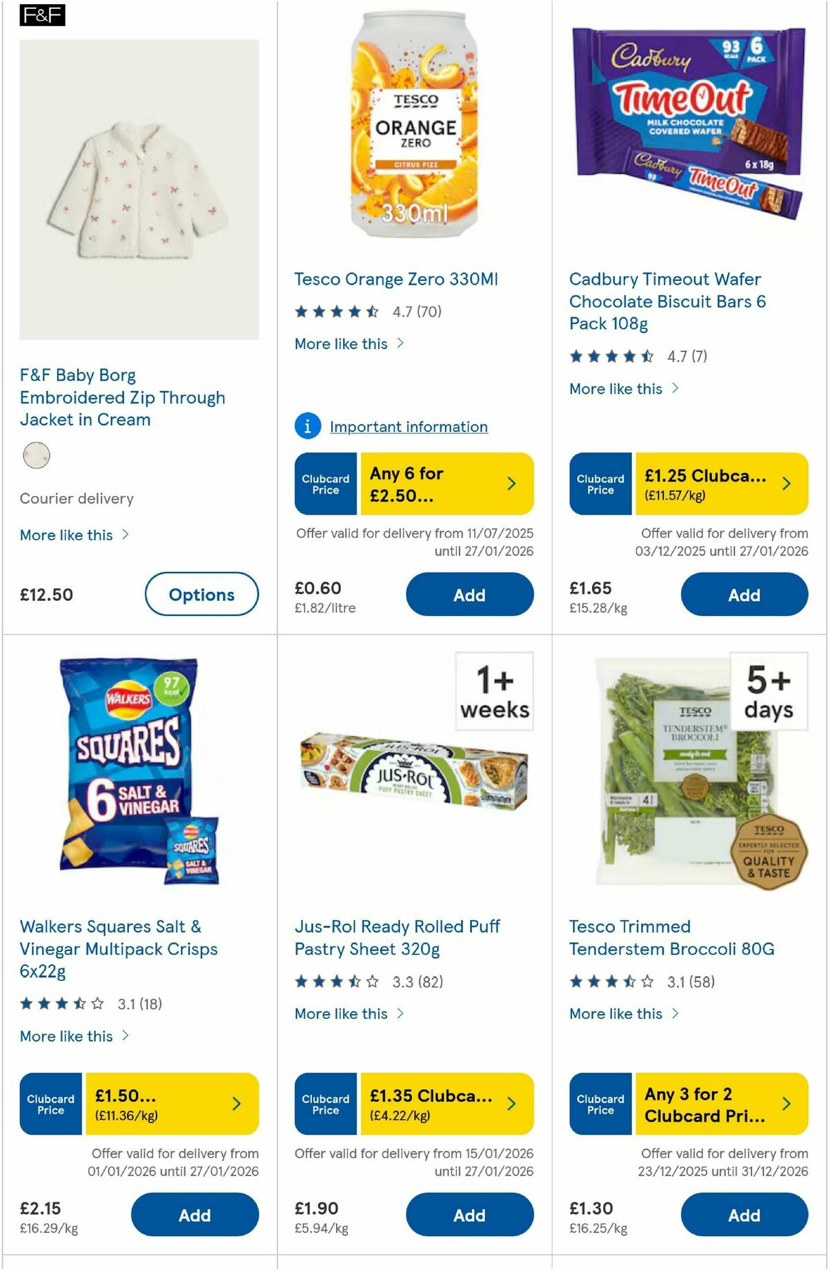 TESCO Offers from 22 January
