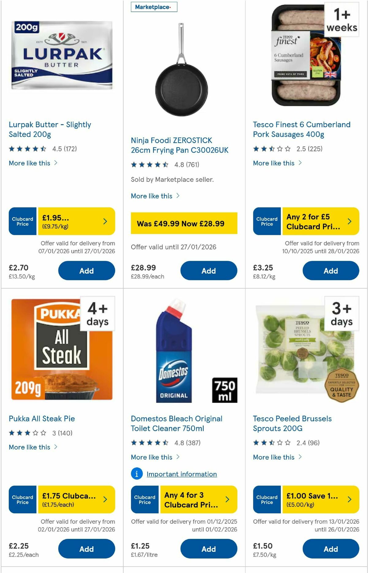 TESCO Offers from 22 January