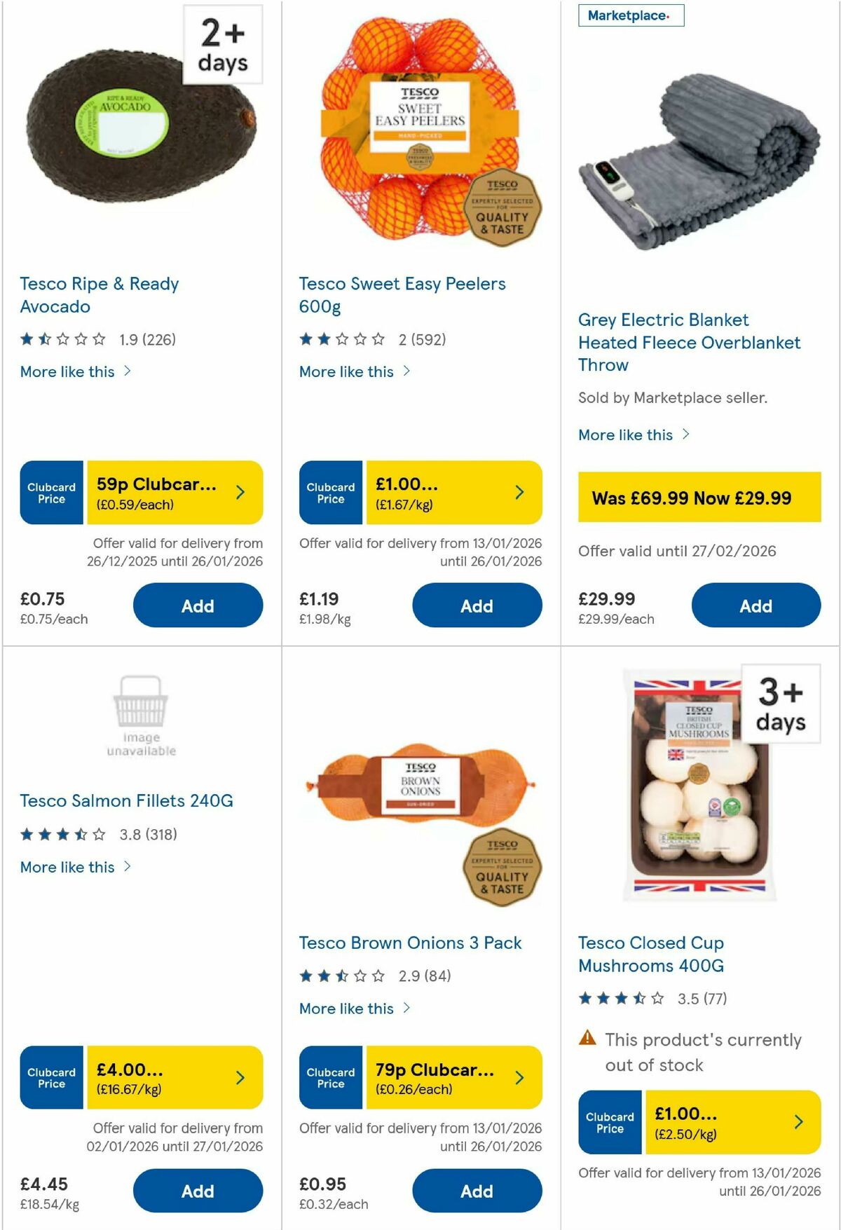 TESCO Offers from 22 January