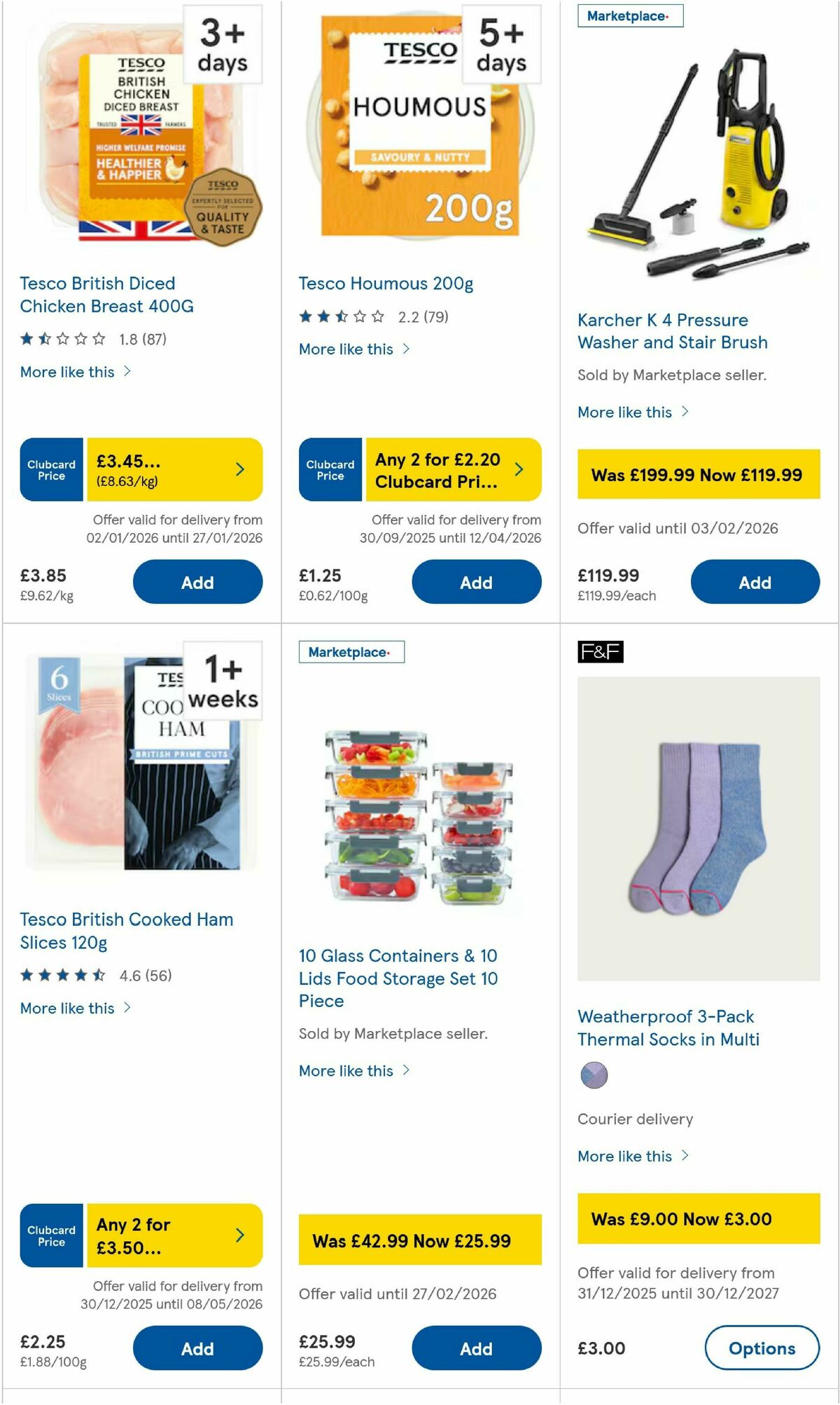 TESCO Offers from 22 January