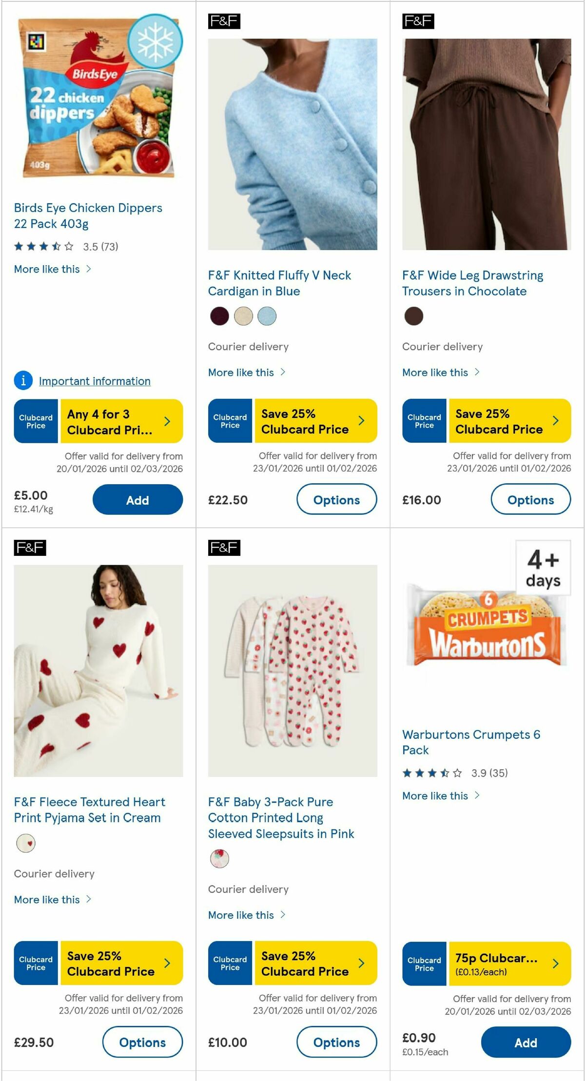 TESCO Offers from 29 January