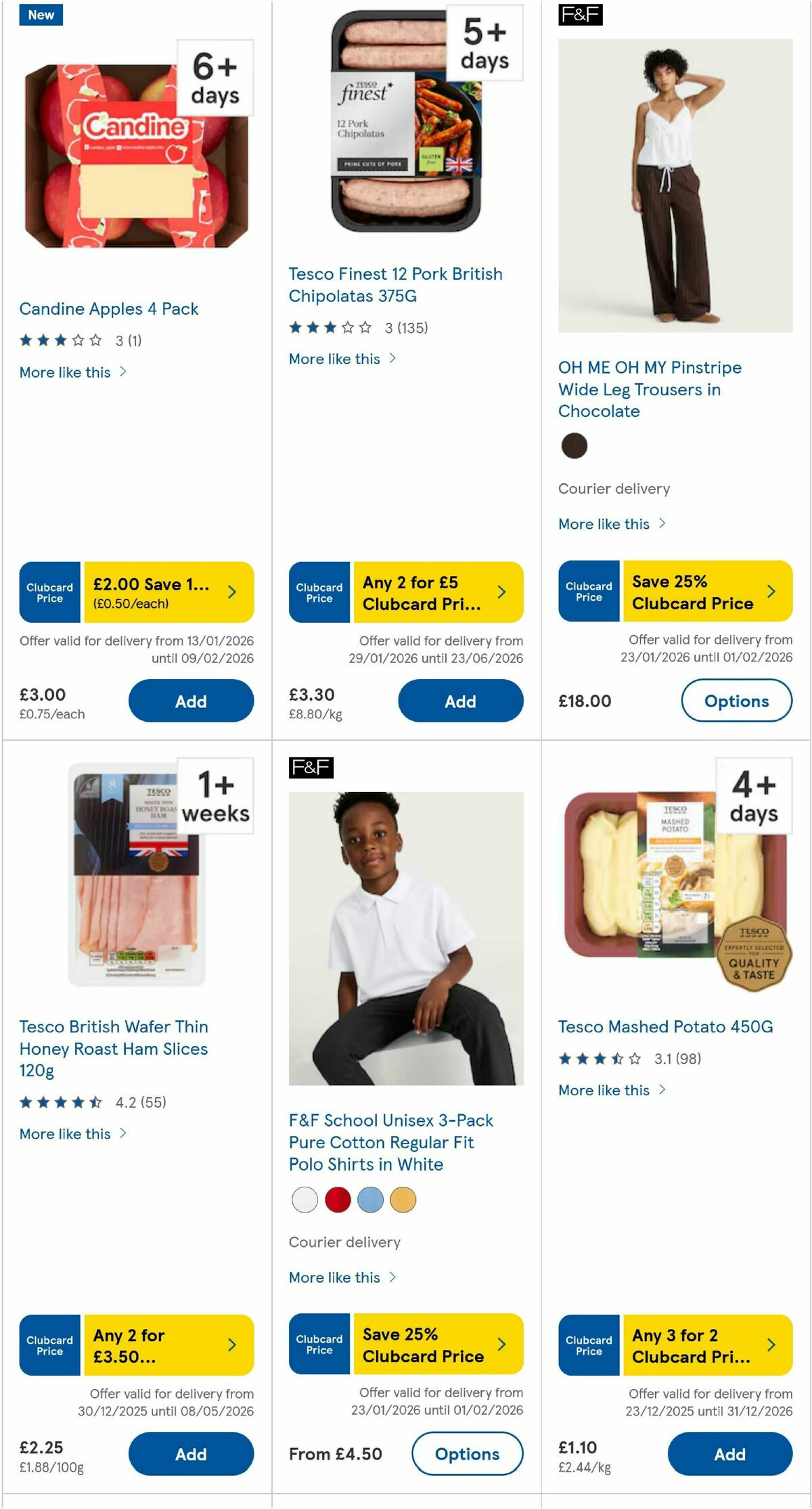 TESCO Offers from 29 January