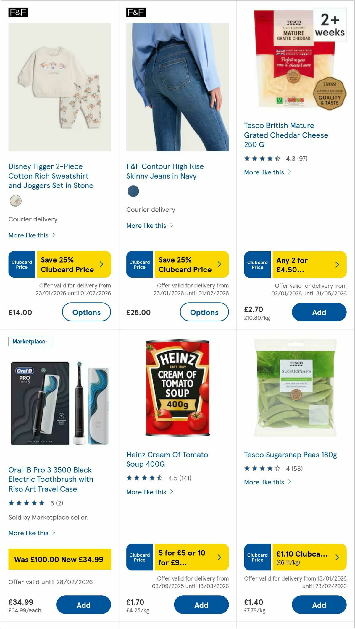TESCO Offers from 29 January