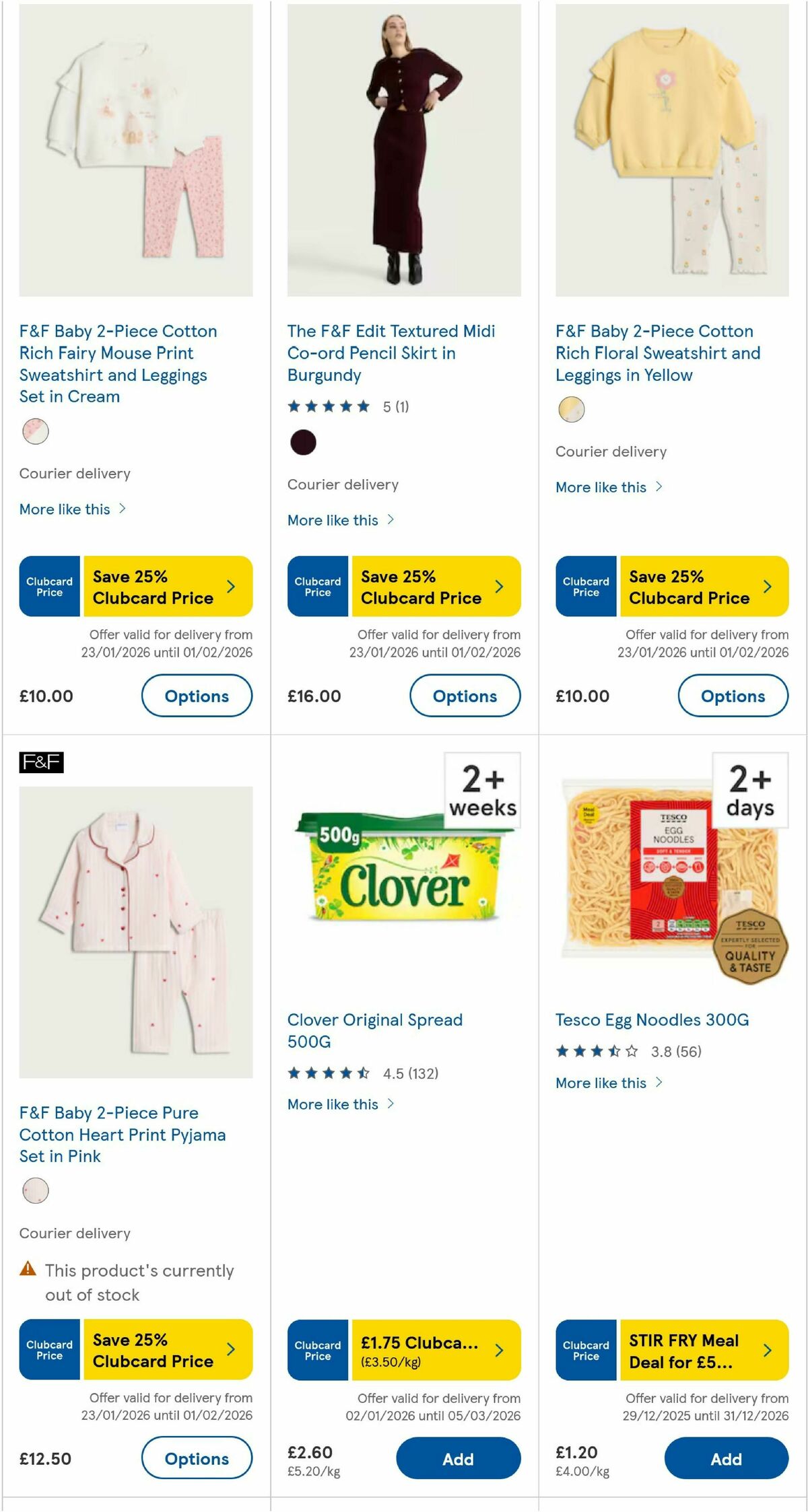 TESCO Offers from 29 January