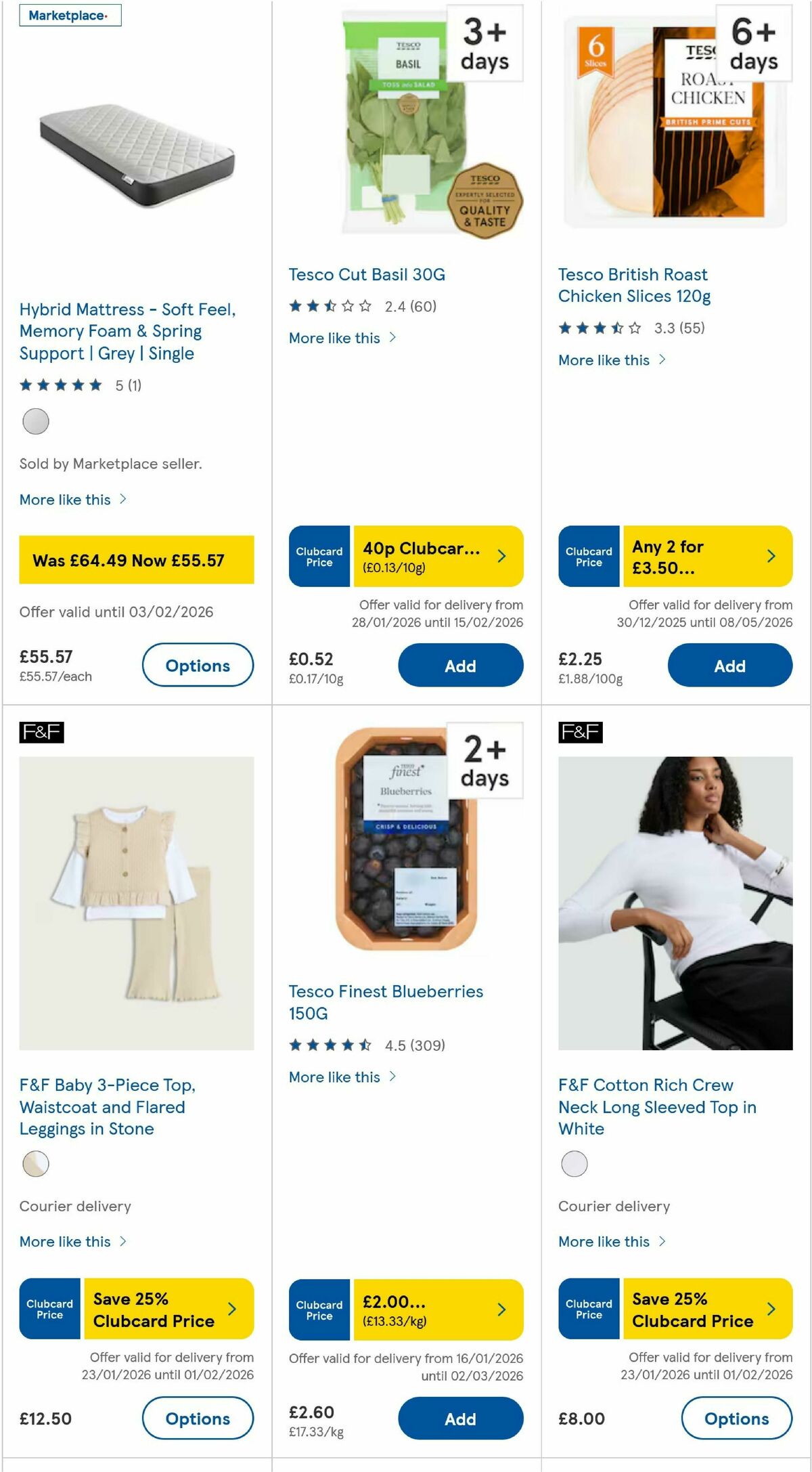 TESCO Offers from 29 January