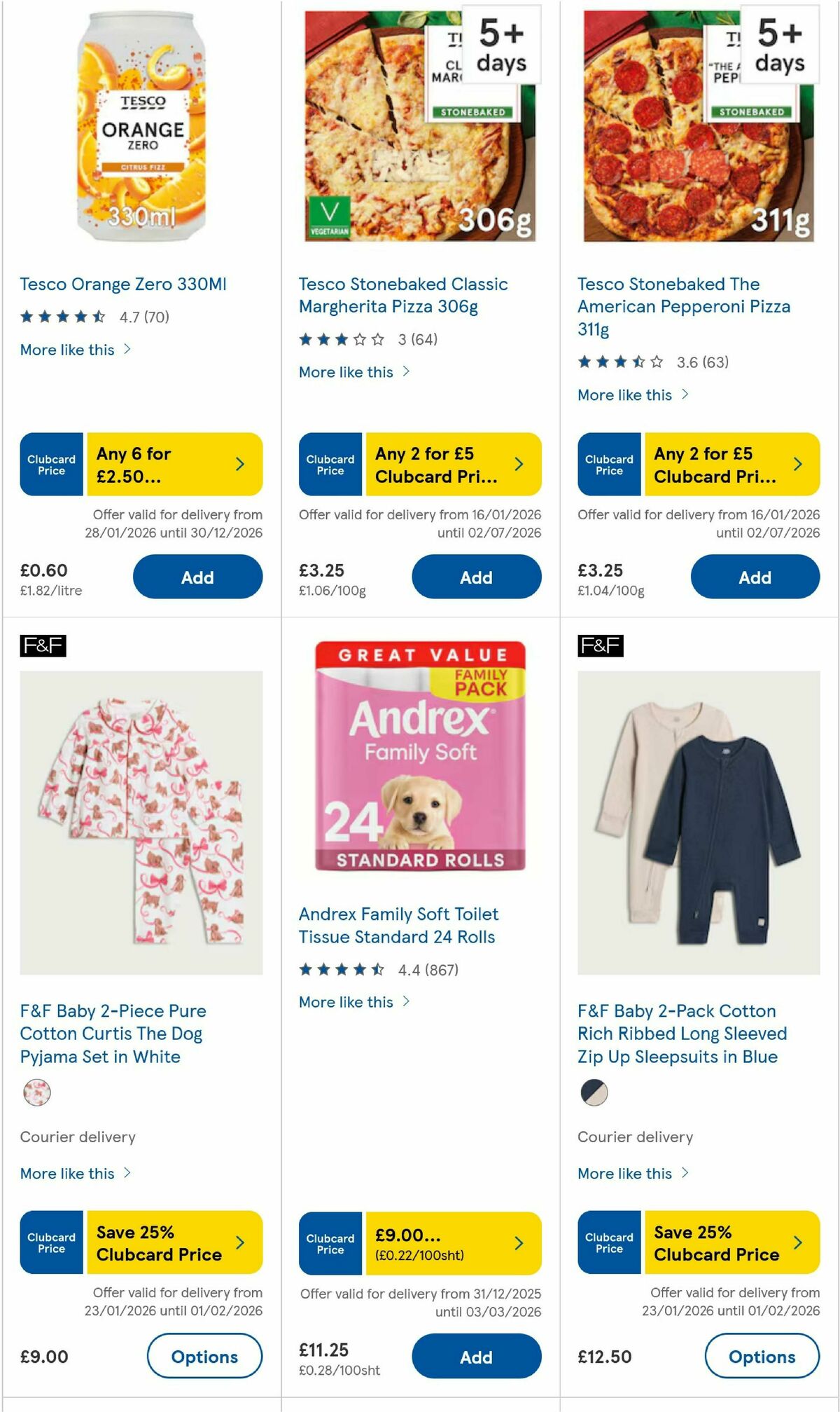 TESCO Offers from 29 January