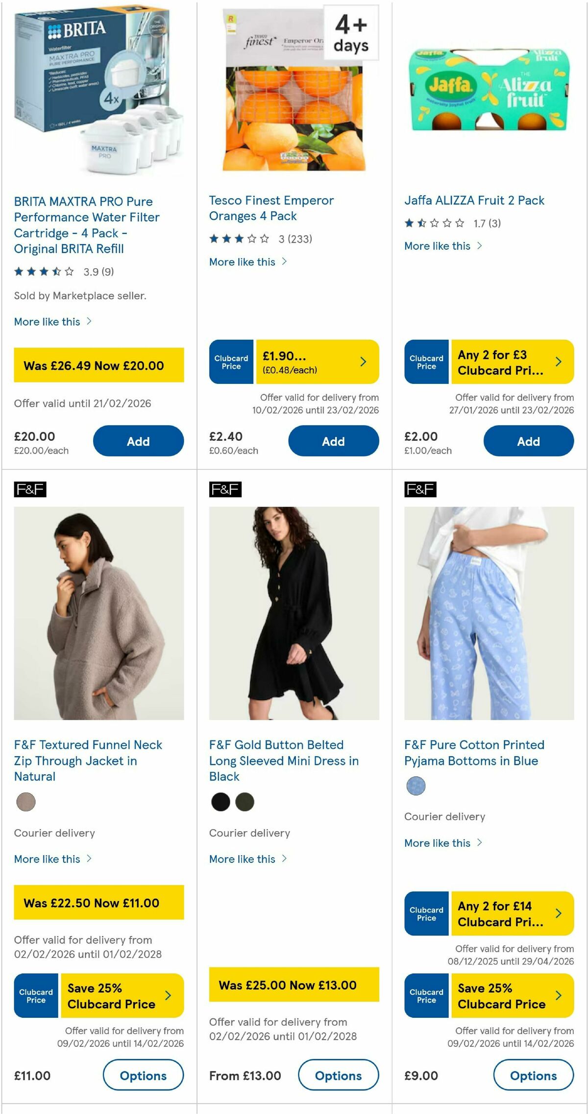 TESCO Offers from 11 February