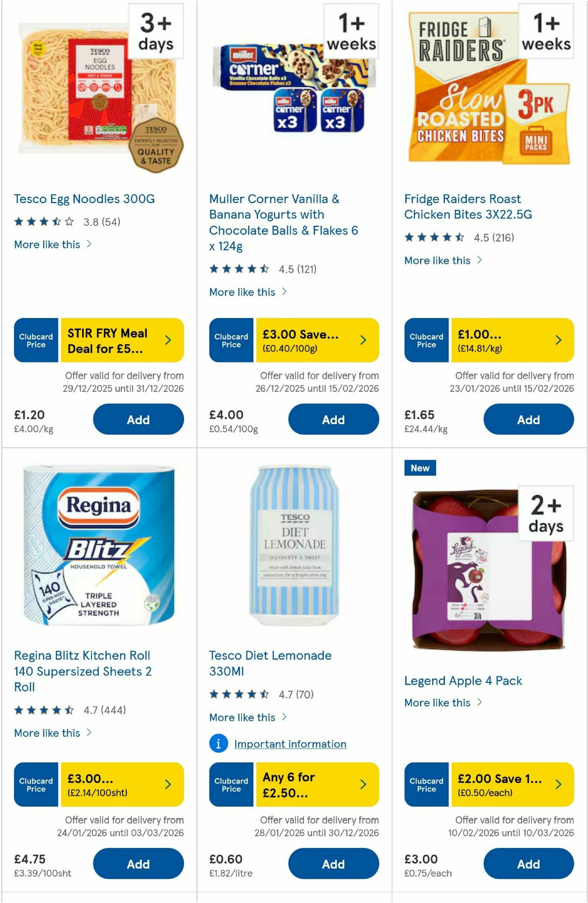 TESCO Offers from 11 February