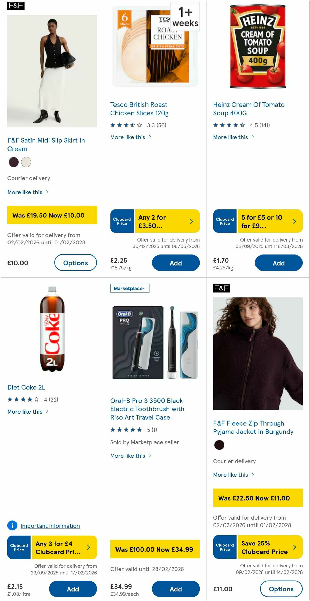 TESCO Offers from 11 February