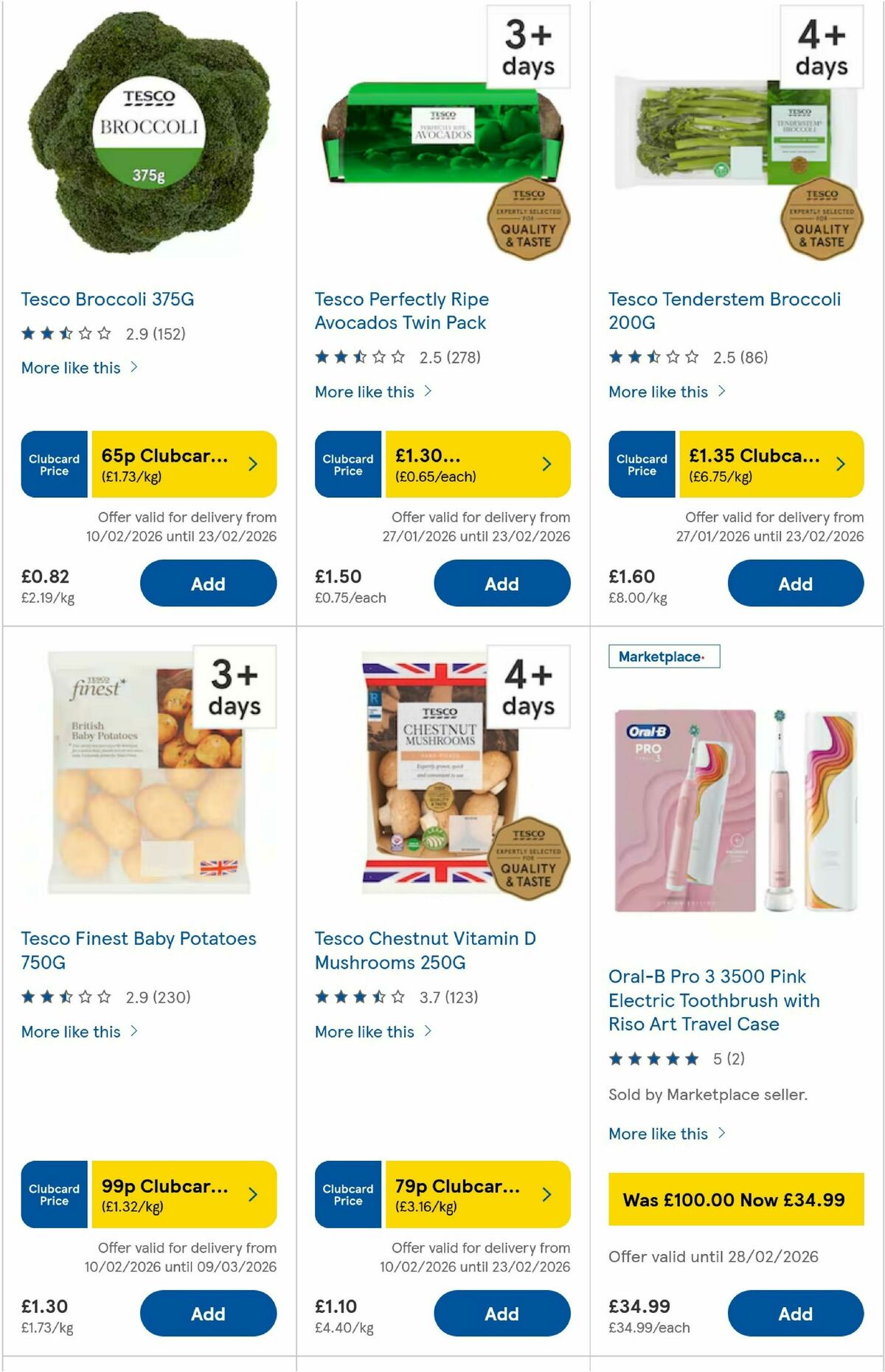 TESCO Offers from 11 February