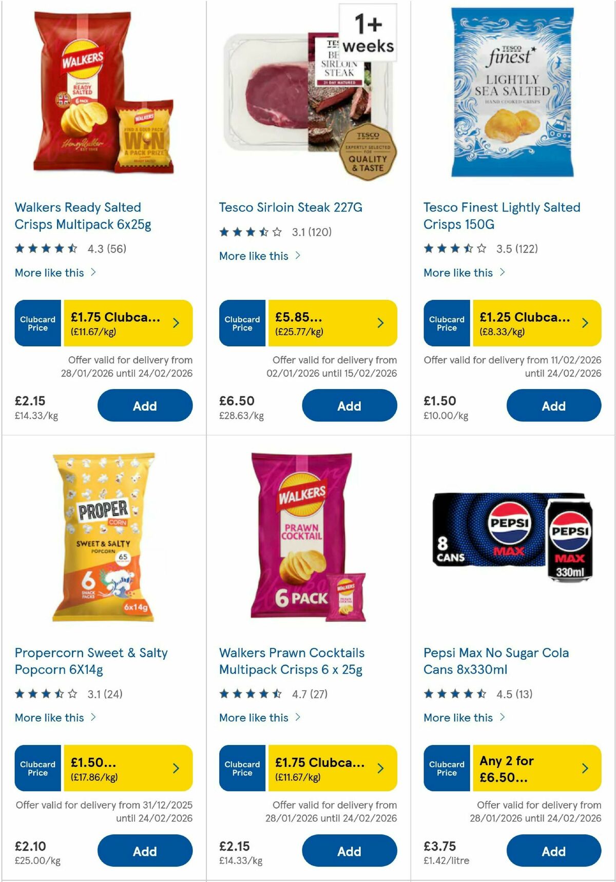 TESCO Offers from 11 February