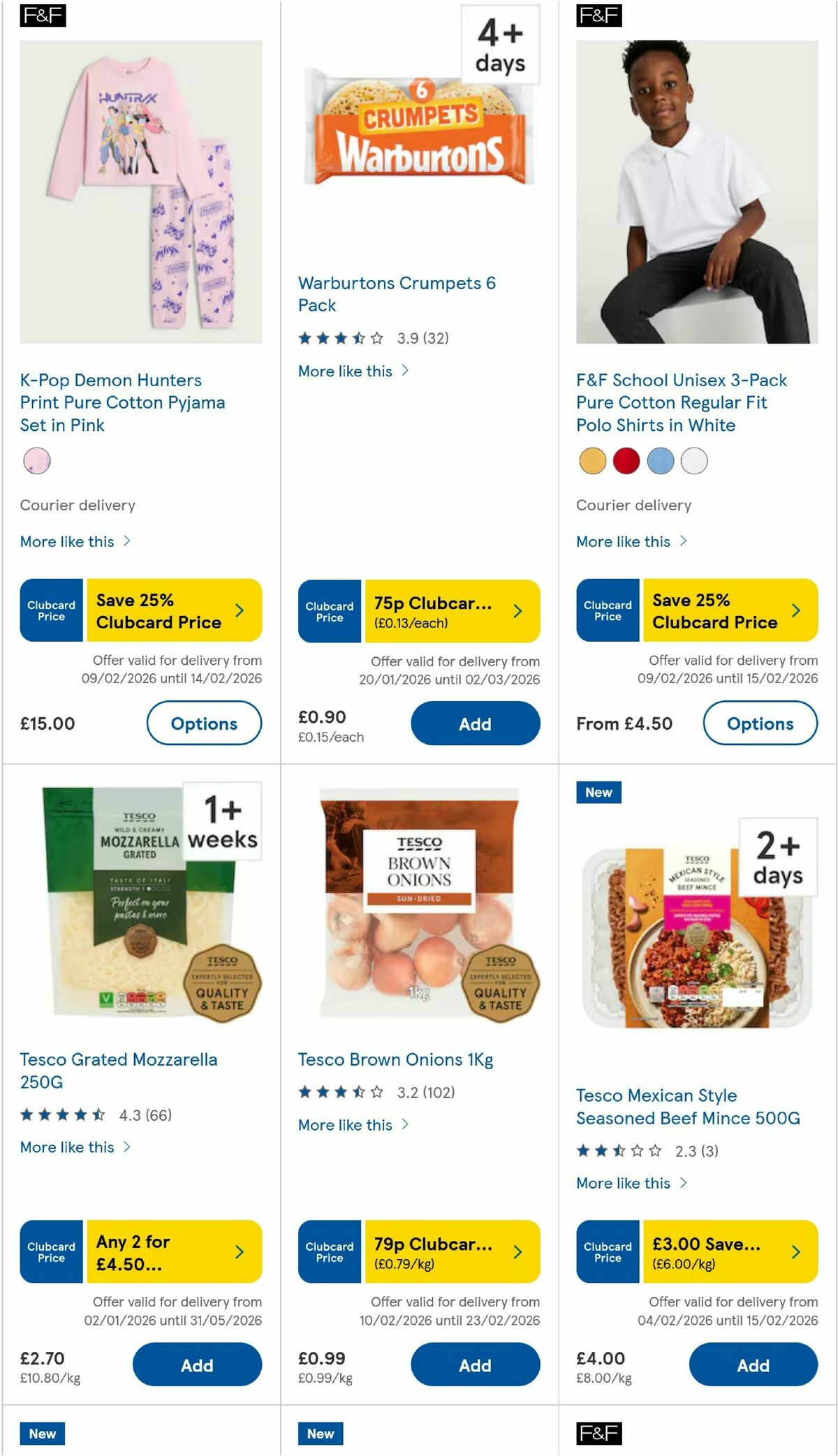 TESCO Offers from 11 February