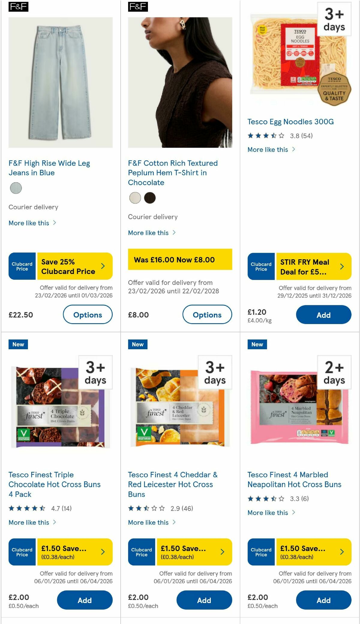 TESCO Offers from 25 February