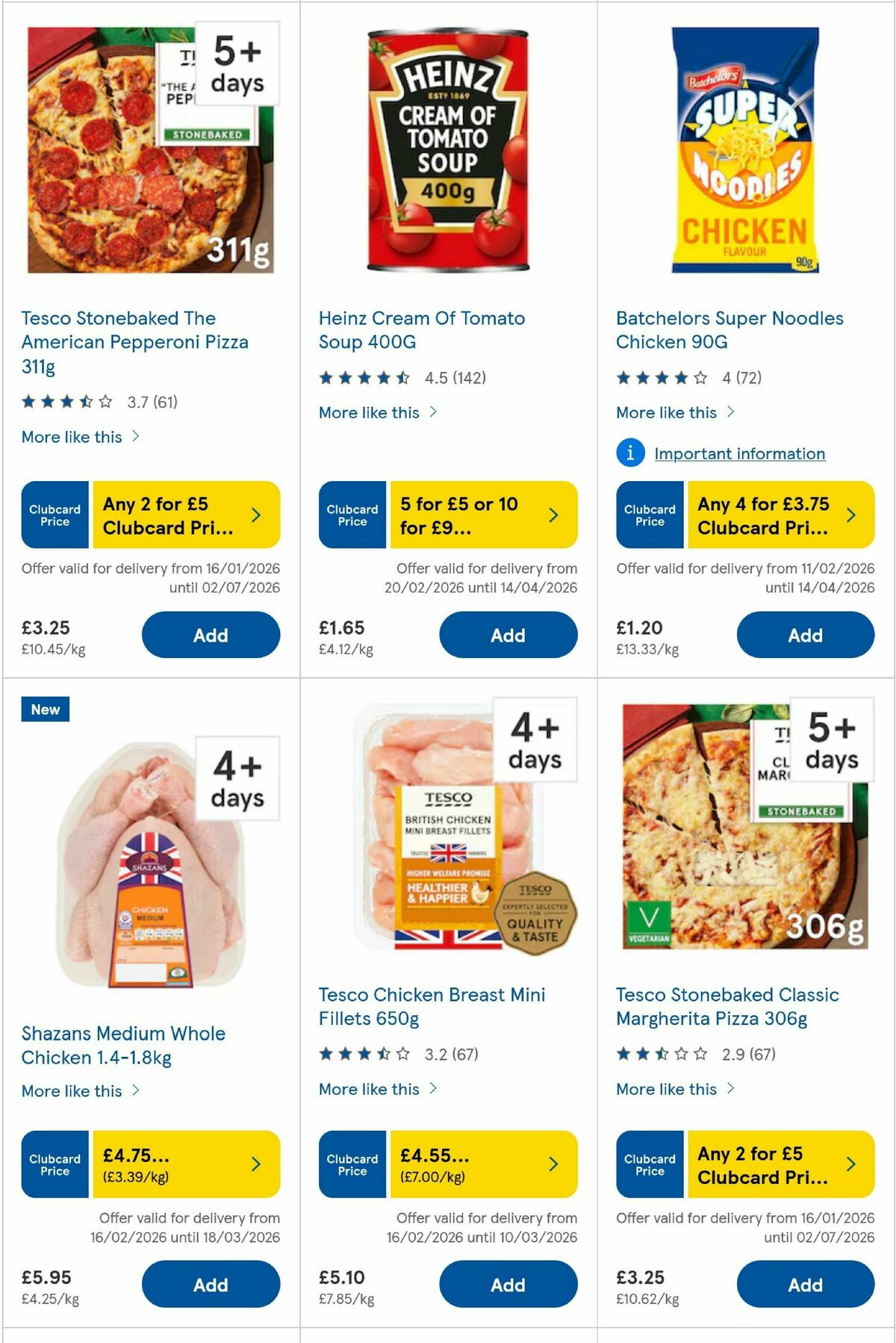 TESCO Offers from 25 February