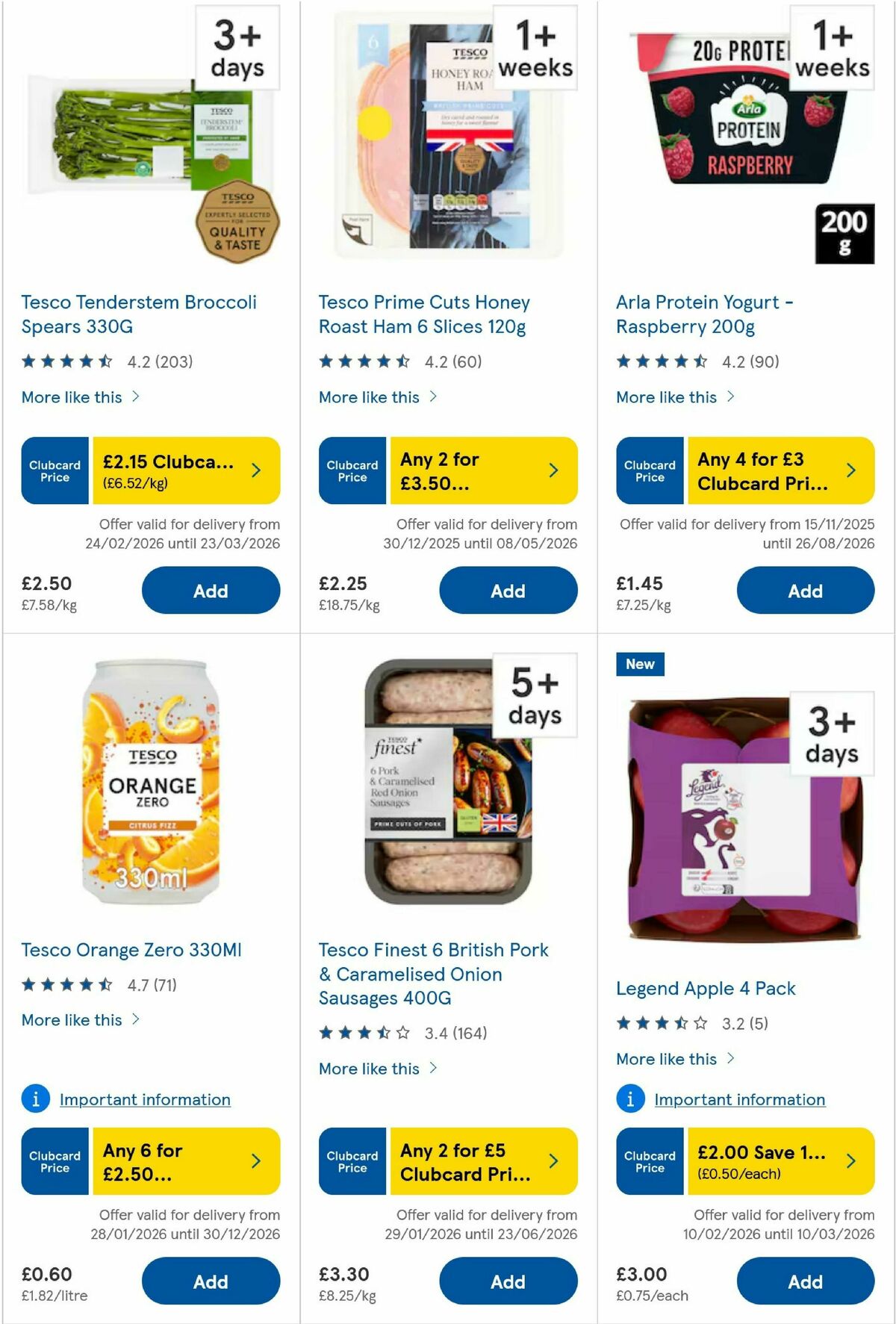 TESCO Offers from 25 February